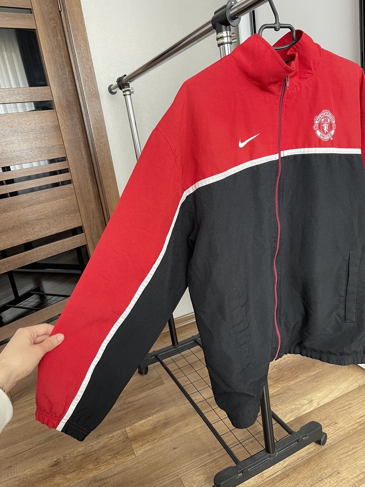 Vintage Nike Manchester United Vintage Track Soccer Jacket 90s Size US XL / EU 56 / 4 - 7 Thumbnail