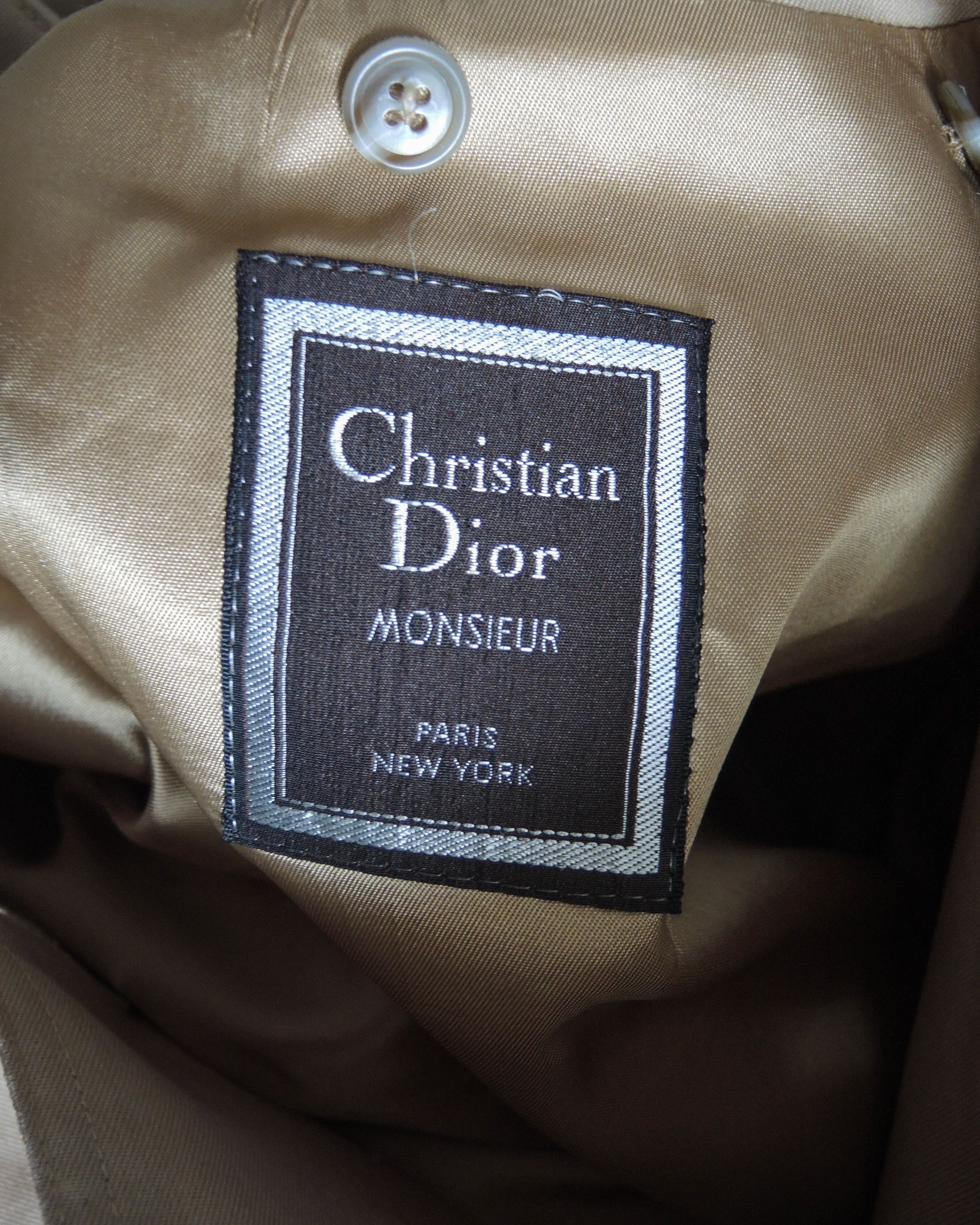 Christian Dior Monsieur Vintage Christian Dior trench coat Size US S / EU 44-46 / 1 - 16 Thumbnail