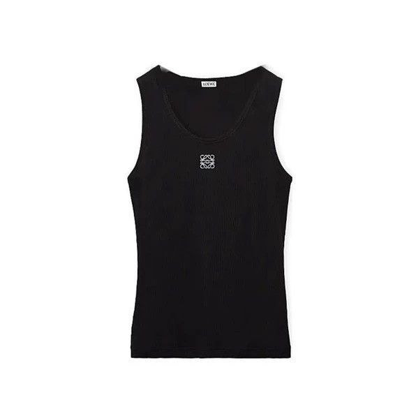 Loewe LOEWE Black embroidered vest Size L / US 10 / IT 46 - 1 Thumbnail