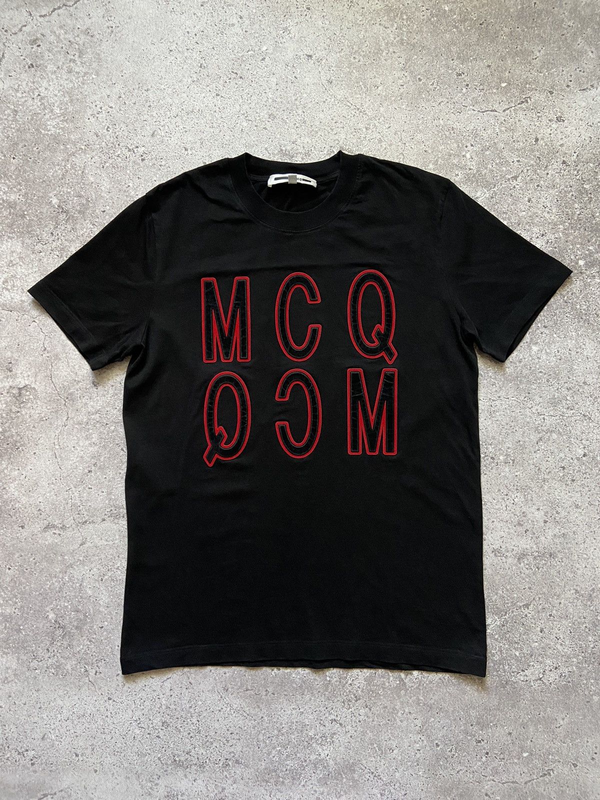 Alexander McQueen MCQ ALEXANDER MCQUEEN TEE BIG LOGO GOTHIC VIBES Y2K Size US M / EU 48-50 / 2 - 1 Thumbnail