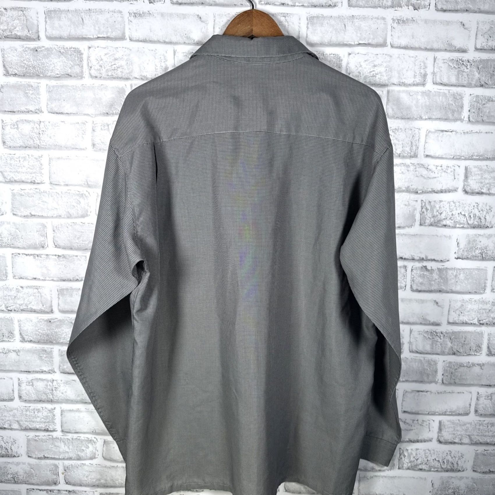 BUGATCHI Bugatchi Uomo Shirt Mens Size L Gray Longsleeve Button Up Size US L / EU 52-54 / 3 - 4 Thumbnail
