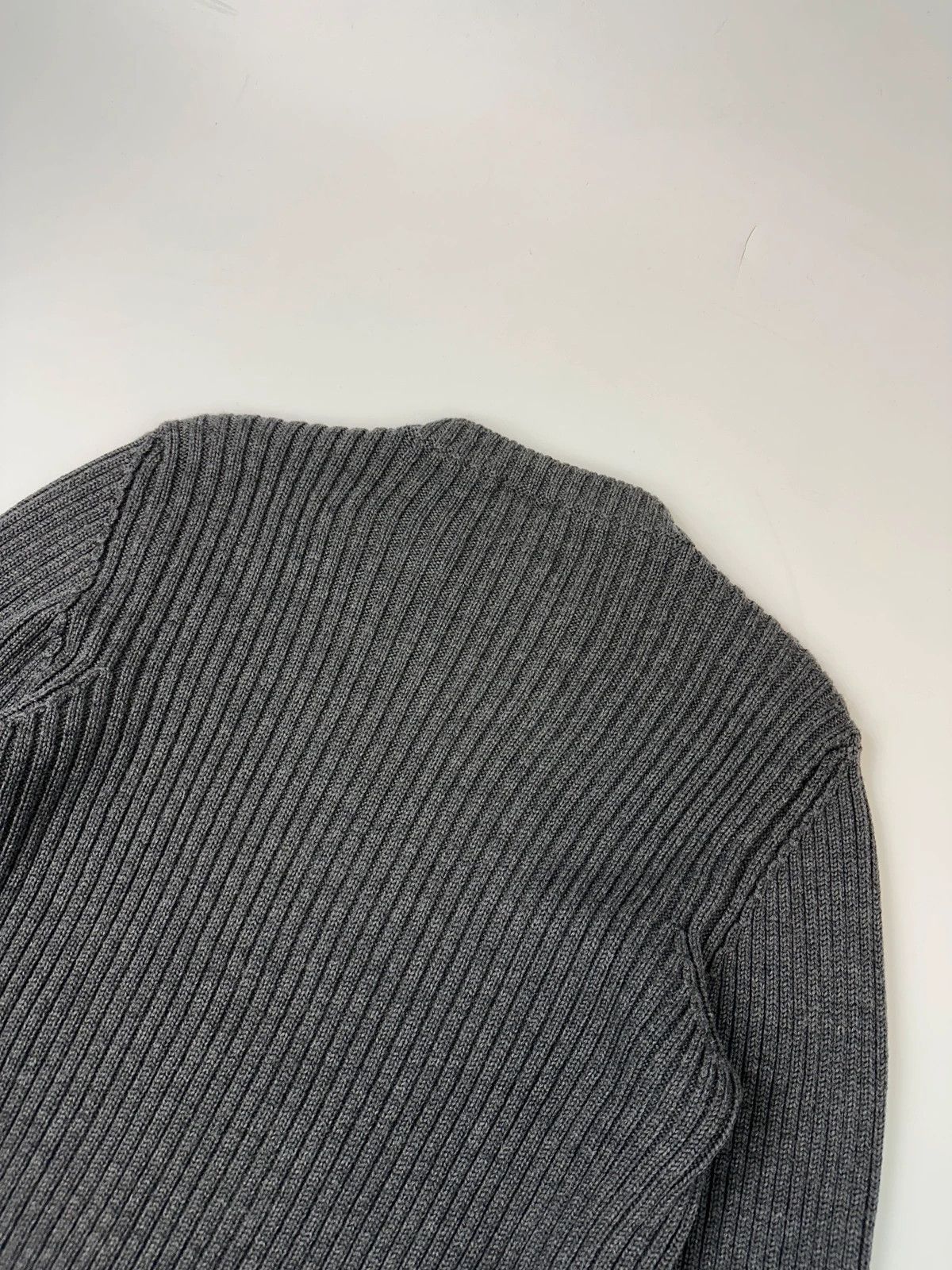 Prada Prada Sport FW2004 Grey Ribbed Wool Knit Sweater Size US M / EU 48-50 / 2 - 6 Thumbnail