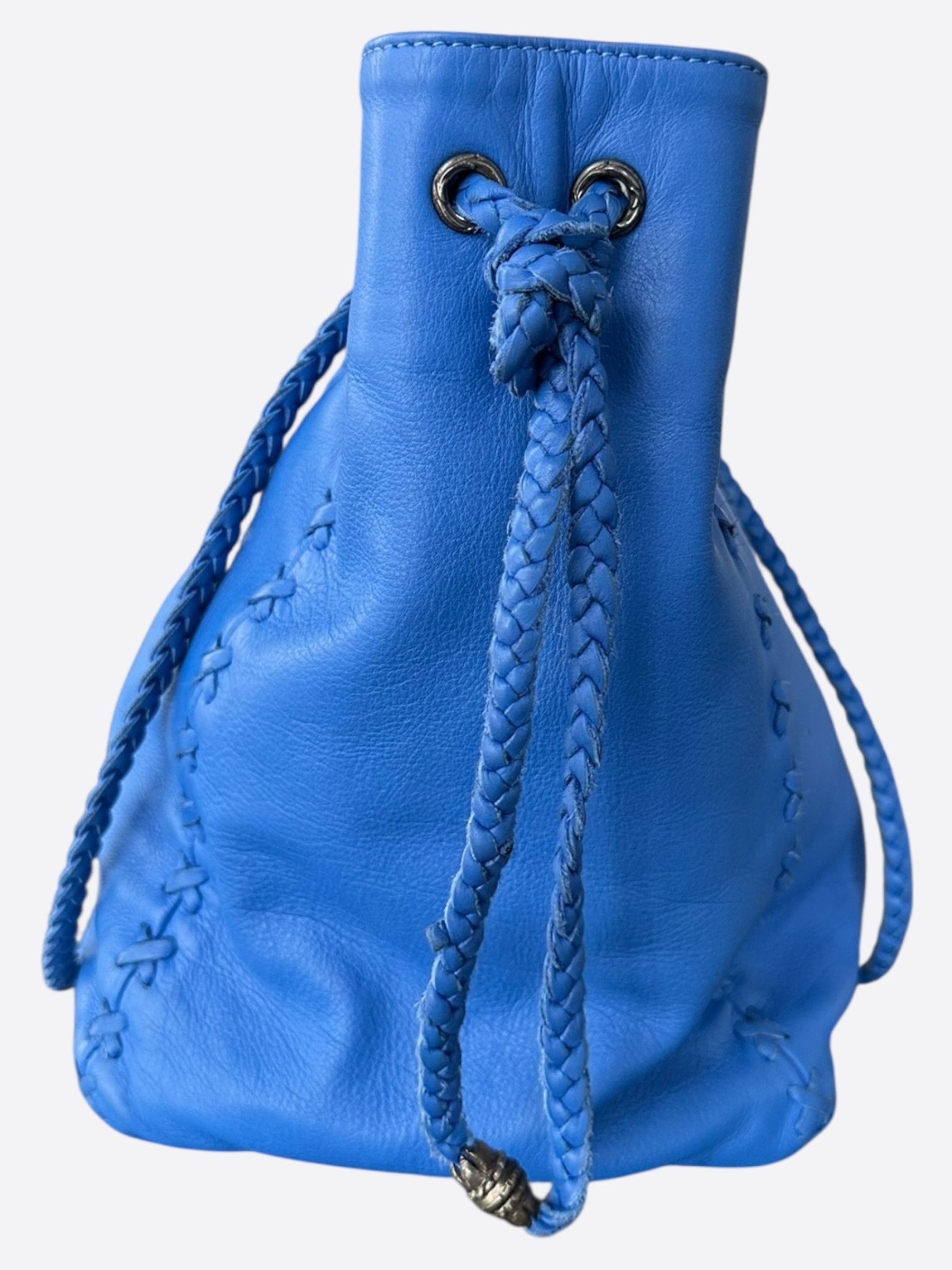 Chrome Hearts Chrome Hearts Blue Dirty Knees Chiffon Dagger Bag Size ONE SIZE - 4 Thumbnail