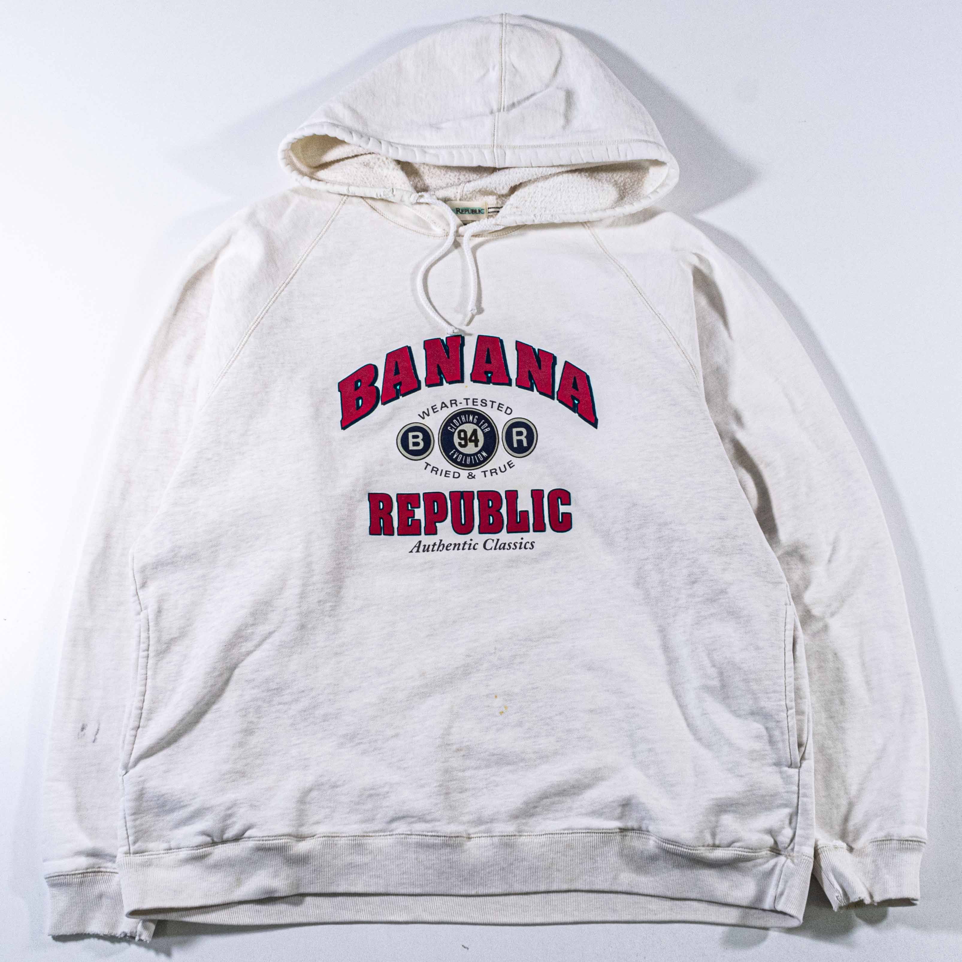 Banana Republic Vintage Banana Republic Authentic Classics Hoodie Sweatshirt Size US L / EU 52-54 / 3 - 1 Thumbnail