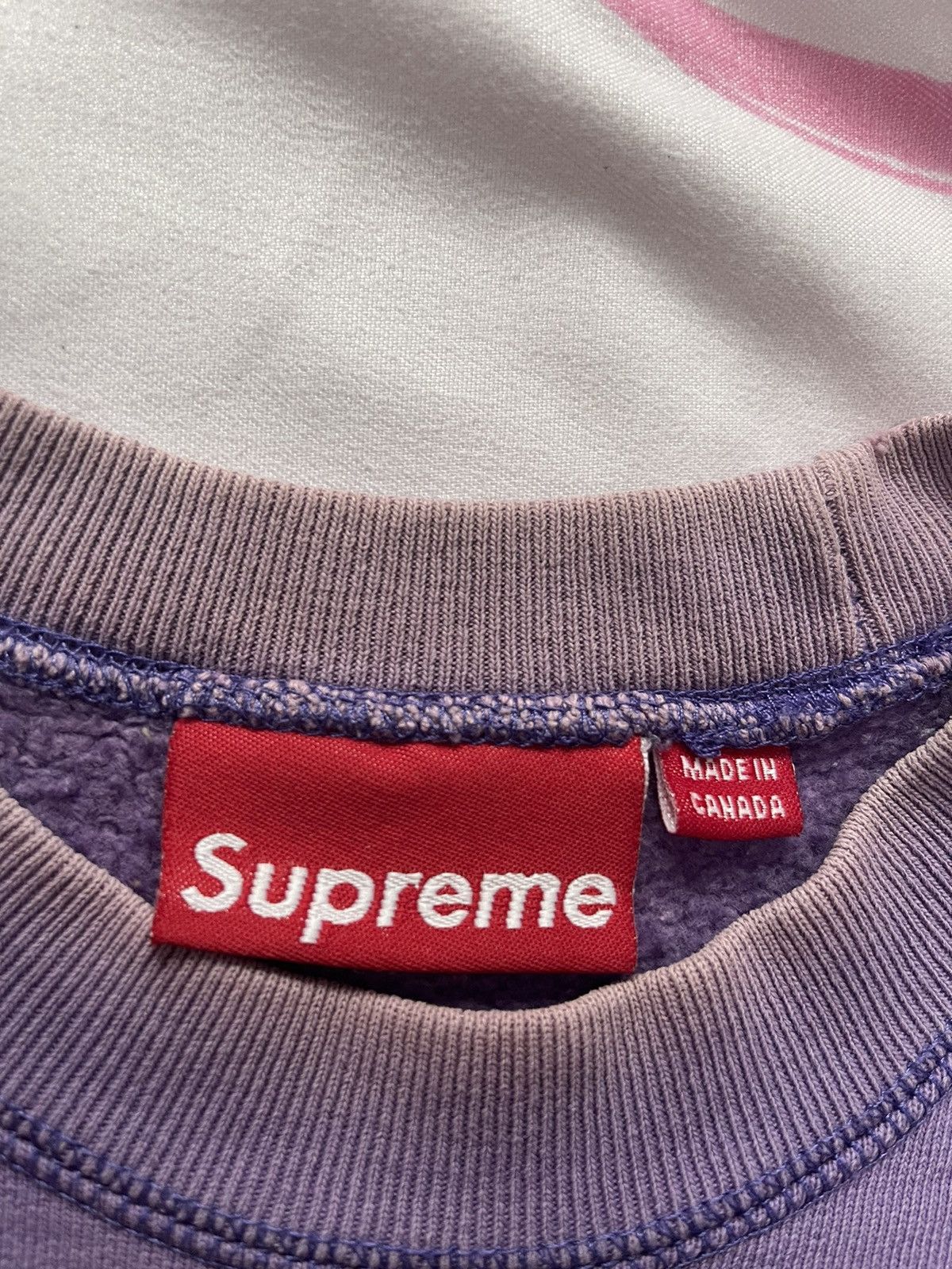 Supreme Supreme 2005 teal on purple box logo crewneck Size US M / EU 48-50 / 2 - 8 Thumbnail