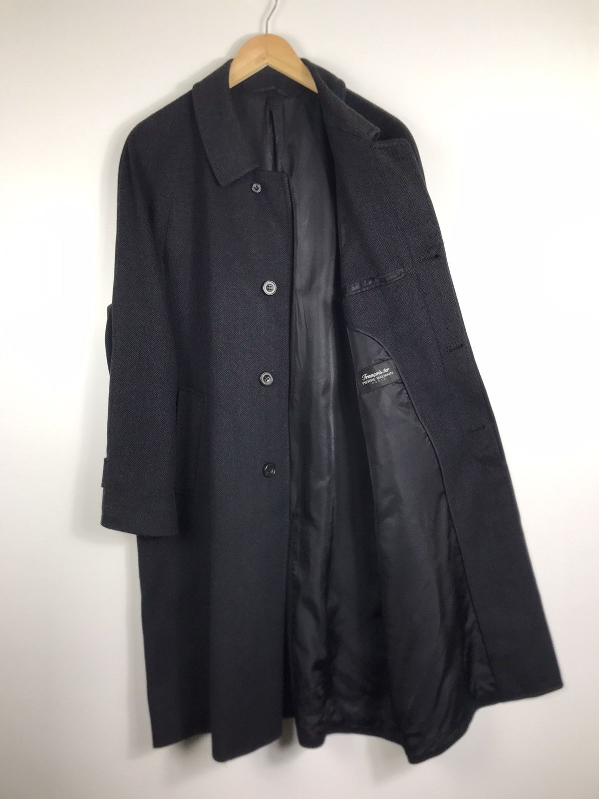 Pierre Balmain ⚡️Vintage Pierre Balmain Wool Button Long Coat Jacket Size US L / EU 52-54 / 3 - 9 Thumbnail