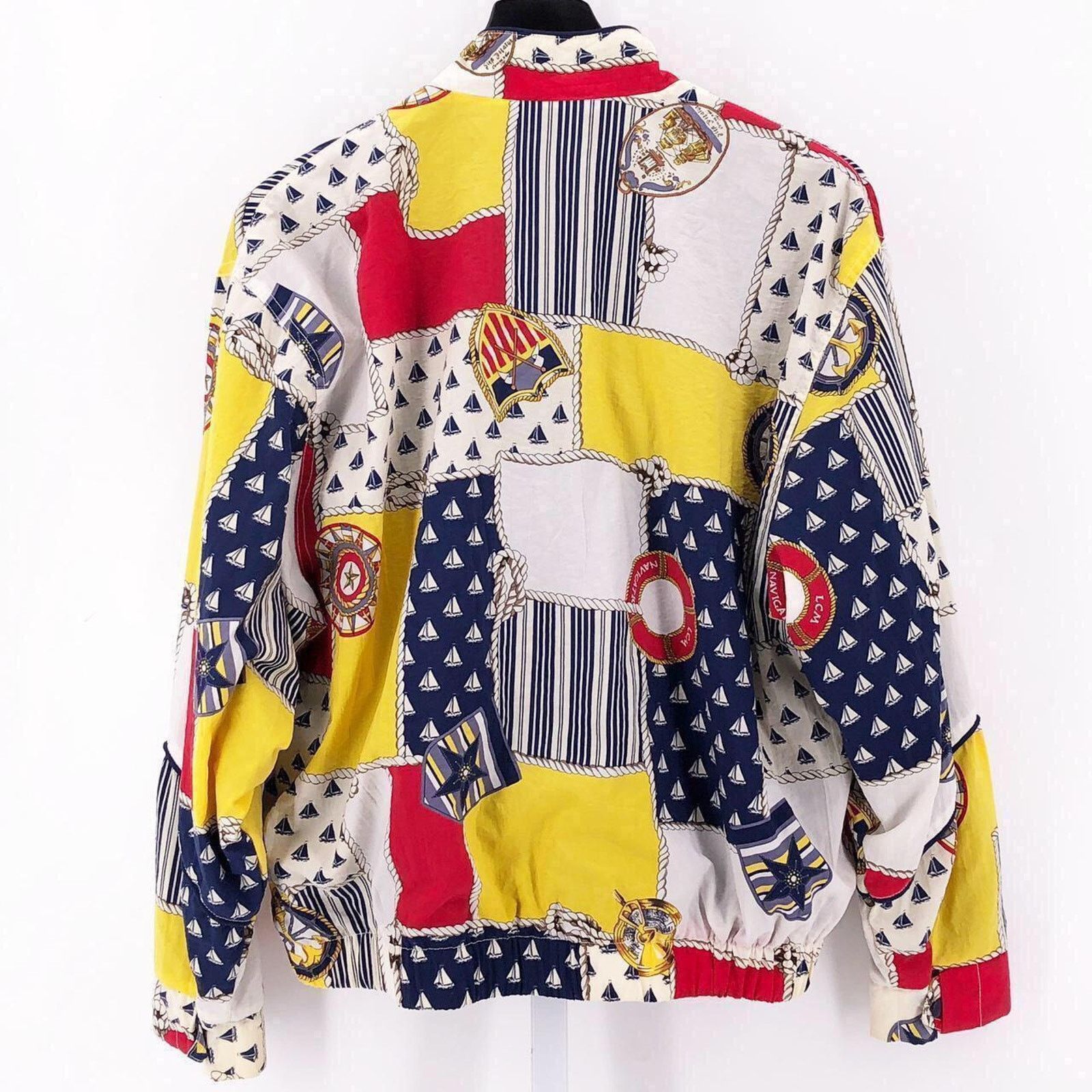 Vintage Liz Sport nautical windbreaker jacket 90s 1990s vintage Size M / US 6-8 / IT 42-44 - 2 Thumbnail