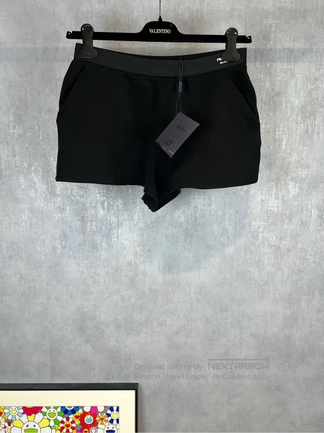 Prada Prada Printed Letter Logo Athletic Shorts| Size 29" - 1 Thumbnail