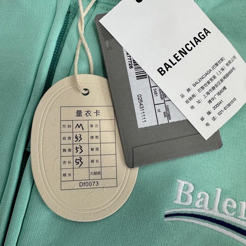 Balenciaga Balenciaga Coke embroidered zipper hooded sweater Size US M / EU 48-50 / 2 - 5 Thumbnail