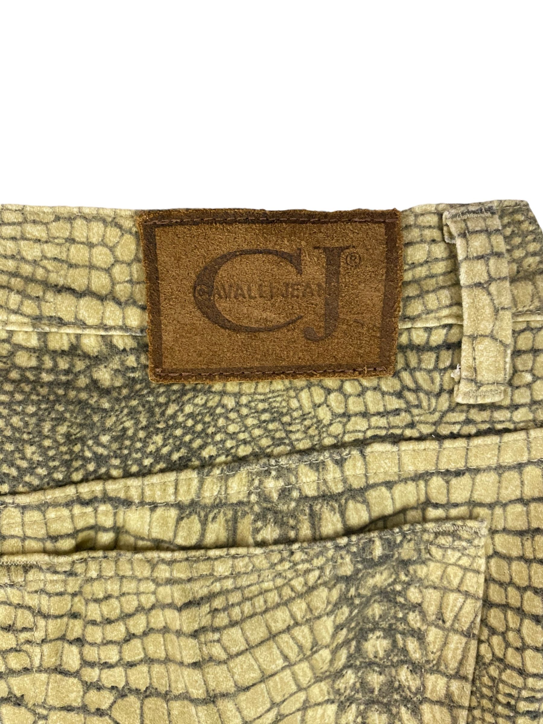 Designer × Just Cavalli × Roberto Cavalli Cavalli jeans crocodile printed pant Size US 31 - 8 Thumbnail