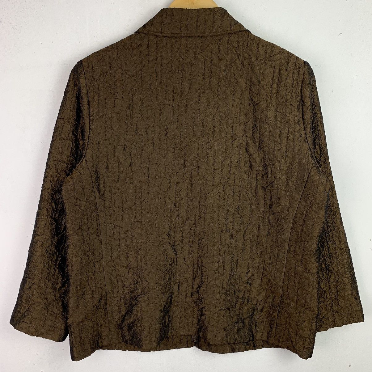 Designer × Japanese Brand × Vintage Vintage Bronze Textured Blazer Jacket Size US L / EU 52-54 / 3 - 11 Thumbnail