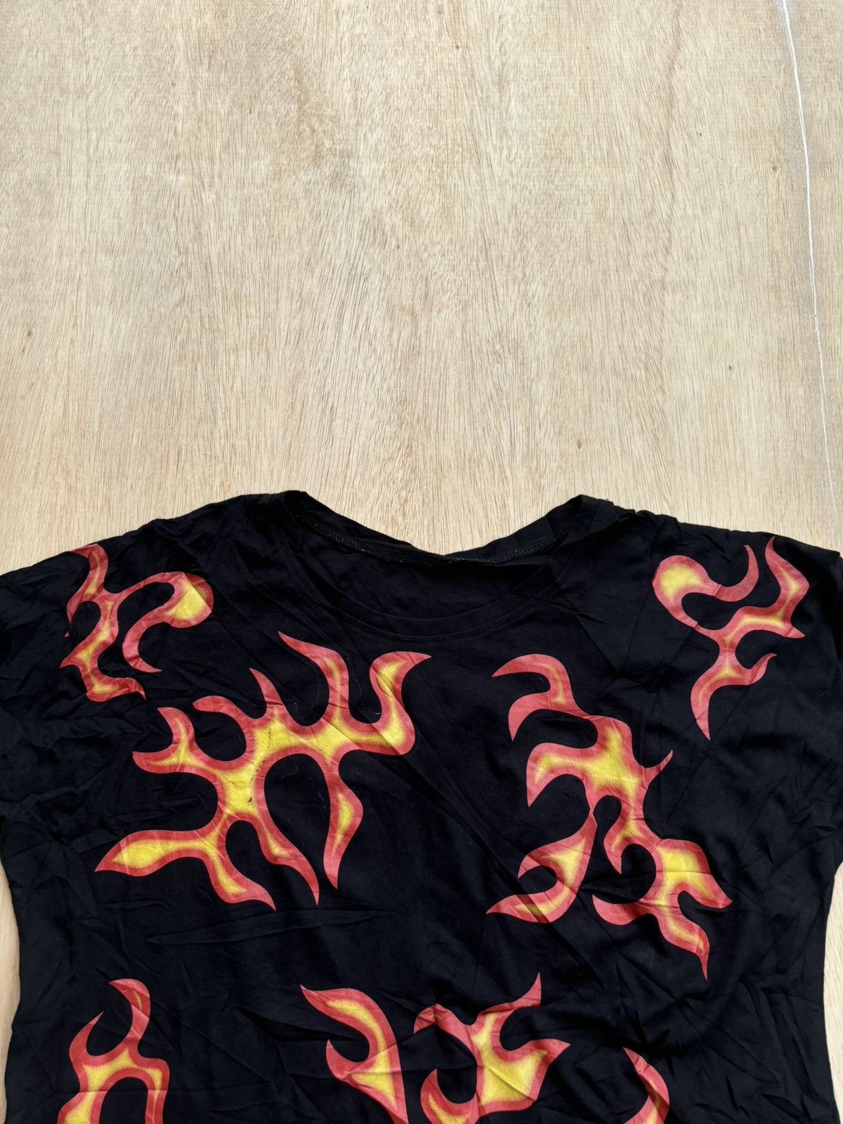 20471120 × If Six Was Nine × Japanese Brand Y2k Fire Ifsixwasnine Punk style Tshirt Size M / US 6-8 / IT 42-44 - 2 Thumbnail