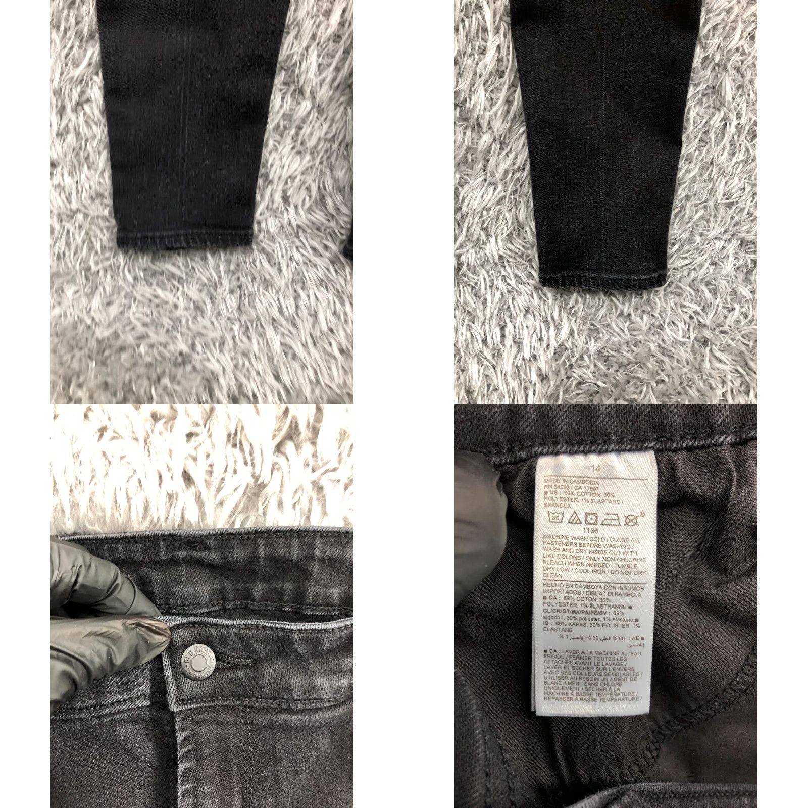 Old Navy Old Navy Jeans Skinny Womens Size 14 Dark Wash Black Size 36" / US 14 / IT 50 - 8 Thumbnail