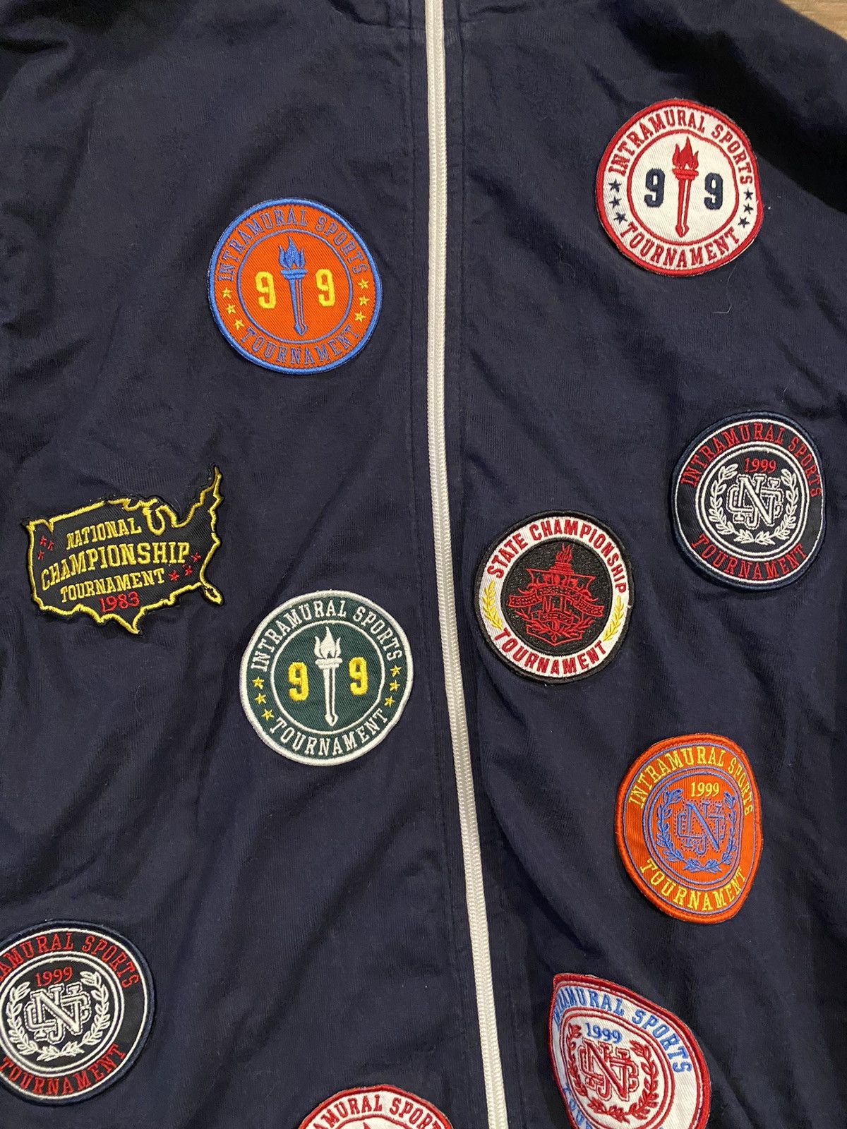 Nautica Vintage Nautica torch patch work jacket Size US L / EU 52-54 / 3 - 2 Thumbnail