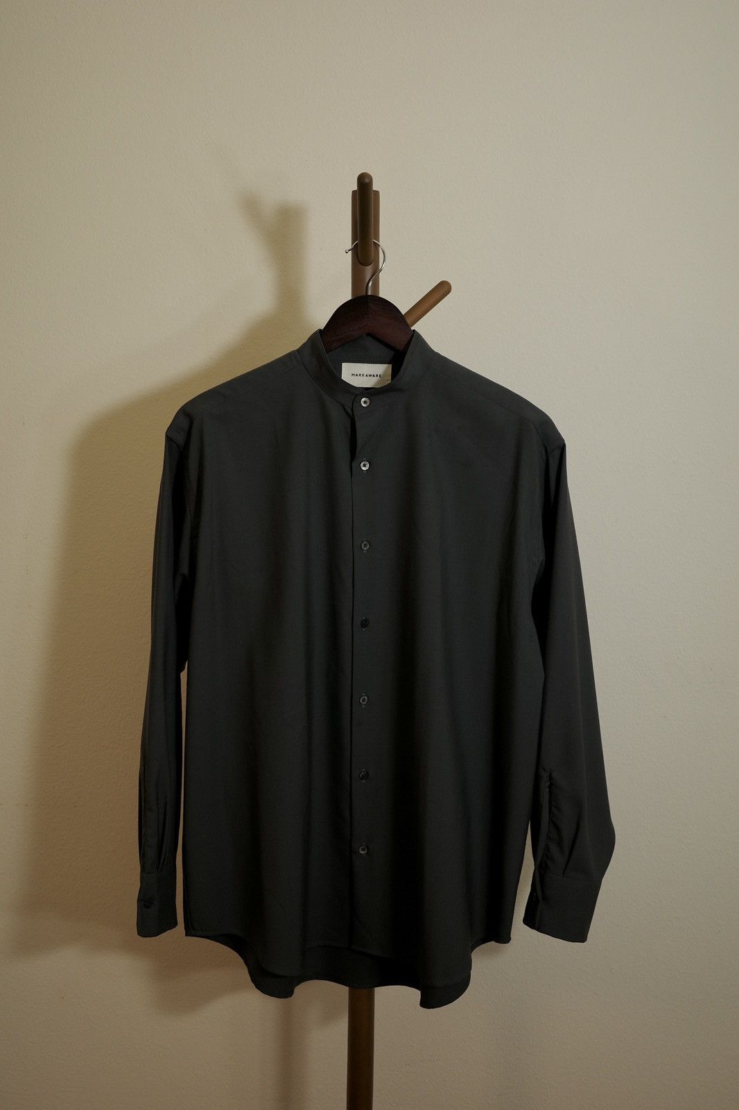 Markaware Markaware Henry collar wool shirt Size US M / EU 48-50 / 2 - 2 Thumbnail