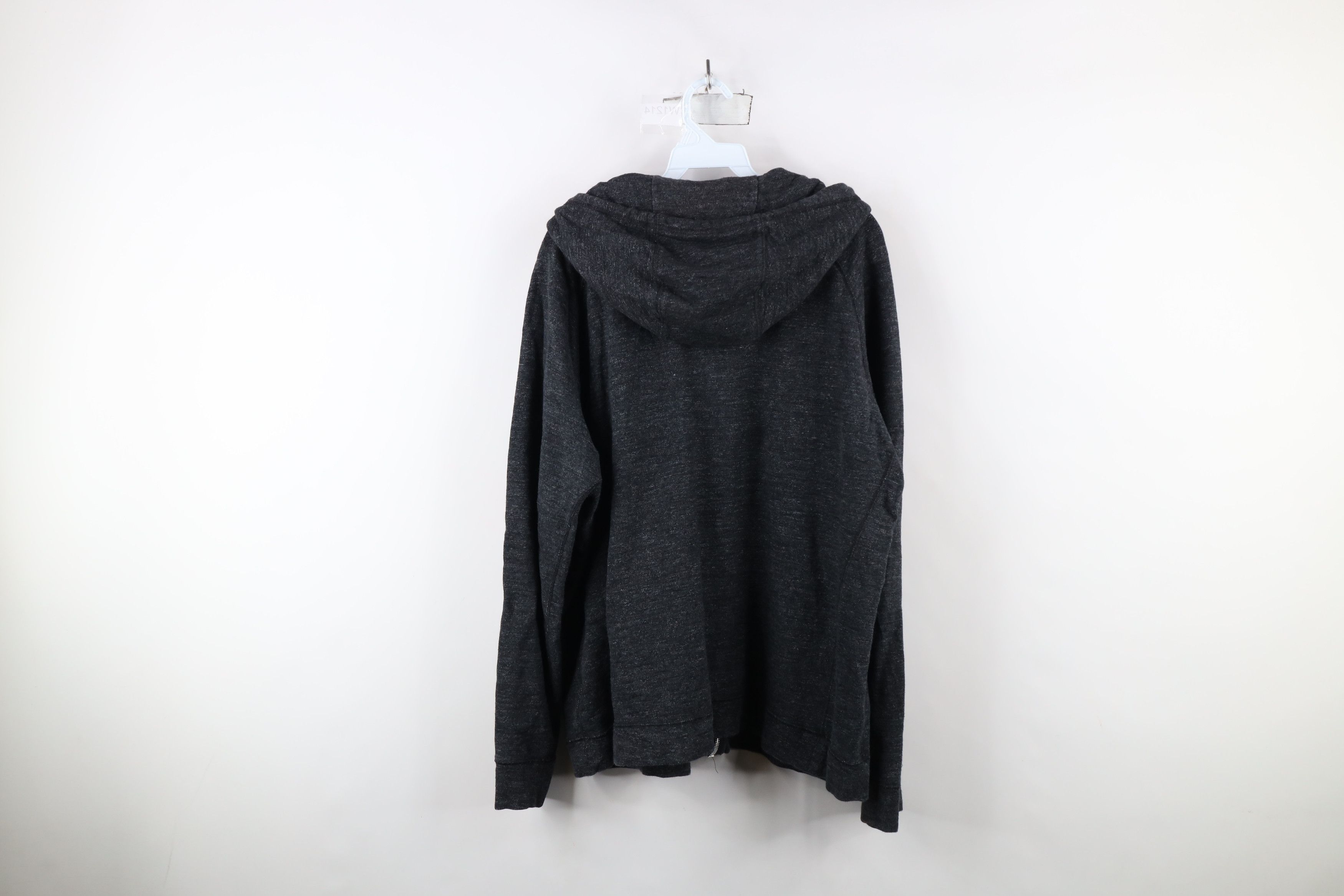 Nike × Vintage Vintage Y2K Nike Mini Swoosh Jersey Knit Full Zip Hoodie Size US XL / EU 56 / 4 - 14 Thumbnail