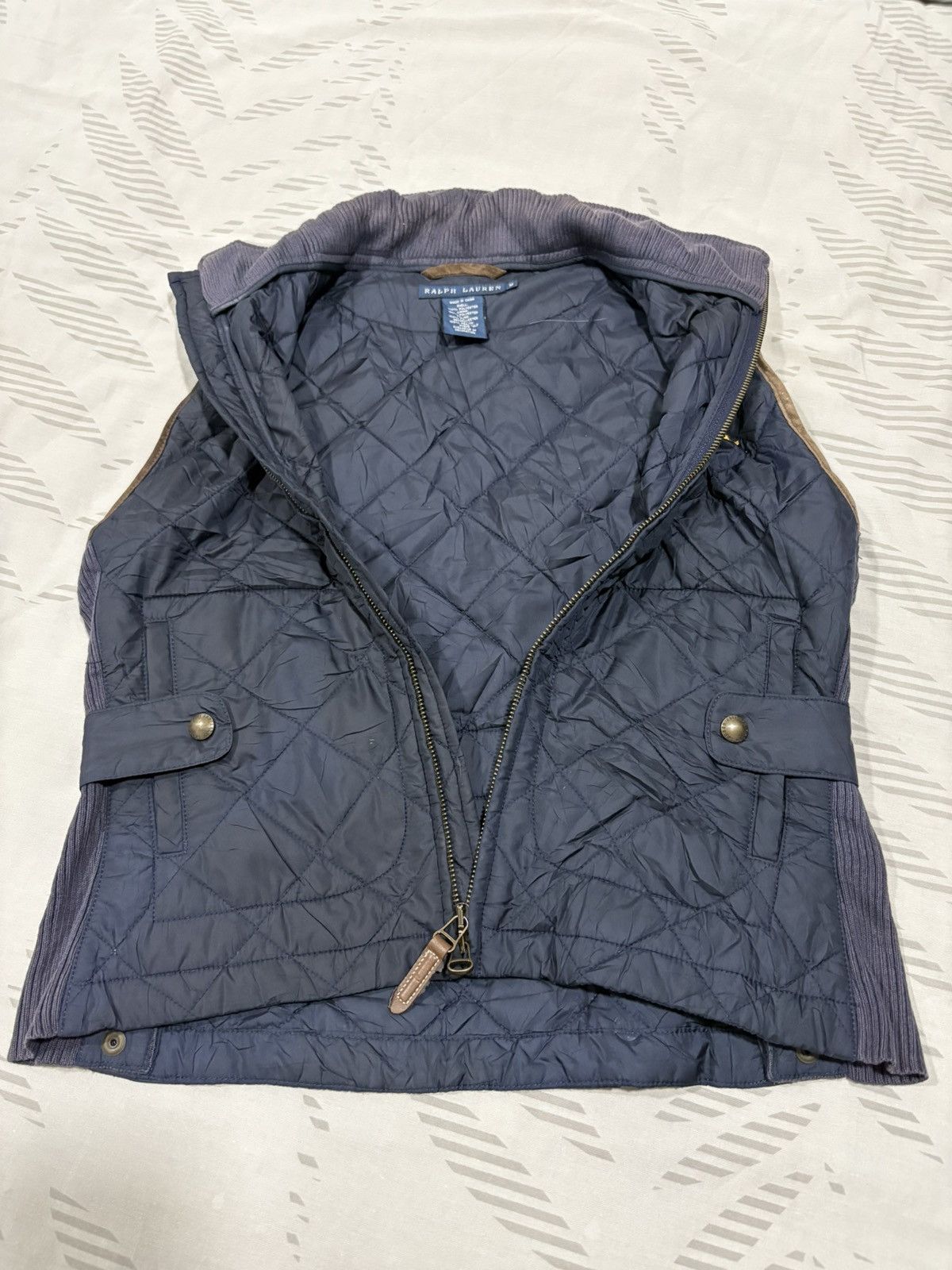Ralph Lauren Ralph Lauren Cinch-Back Navy Quilted Vest Size US M / EU 48-50 / 2 - 12 Thumbnail