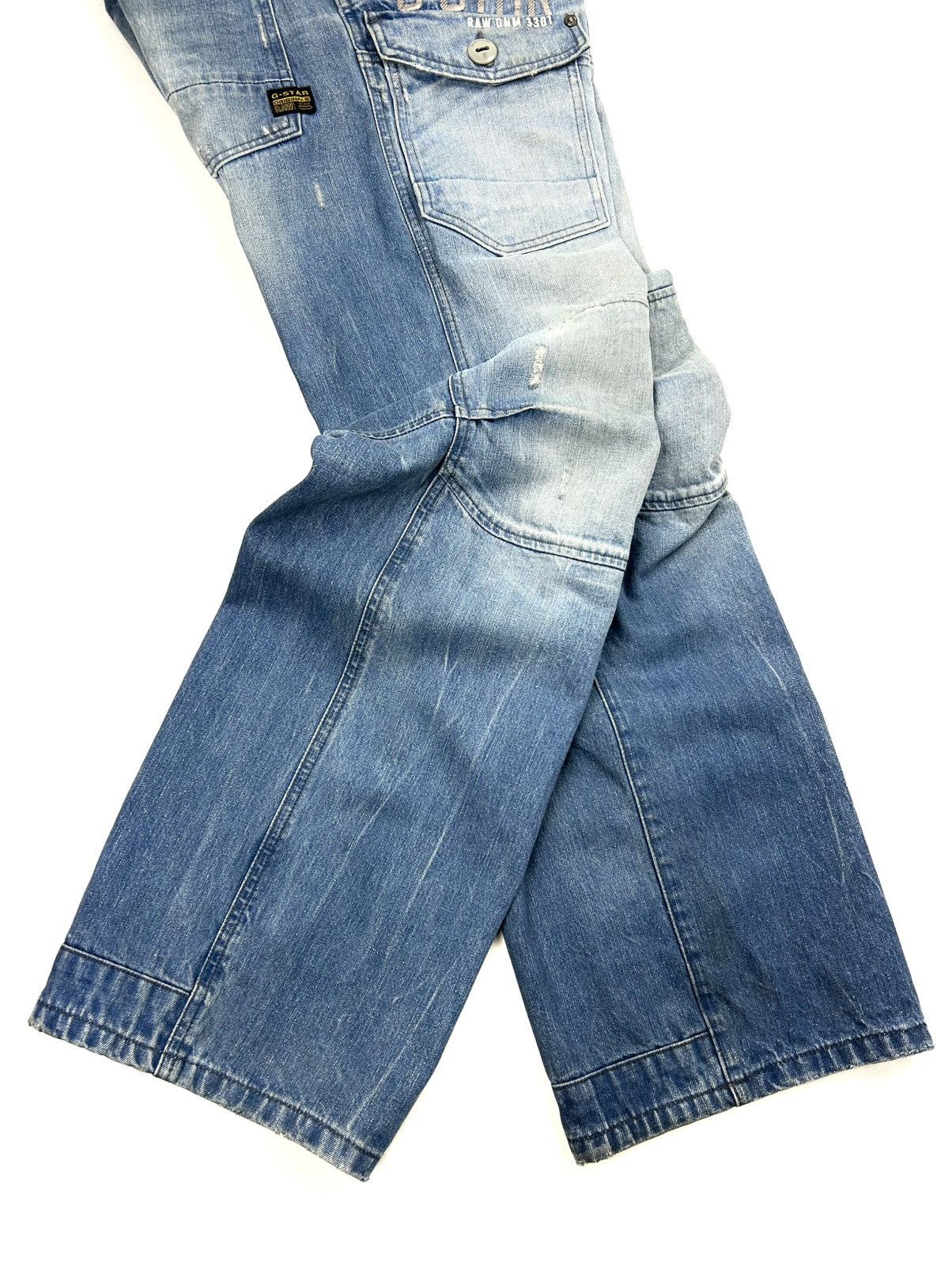 G-Star G-star raw Cargo Denim Pants Blue Japanese Jeans Vintage Y2K Size US 34 / EU 50 - 14 Thumbnail
