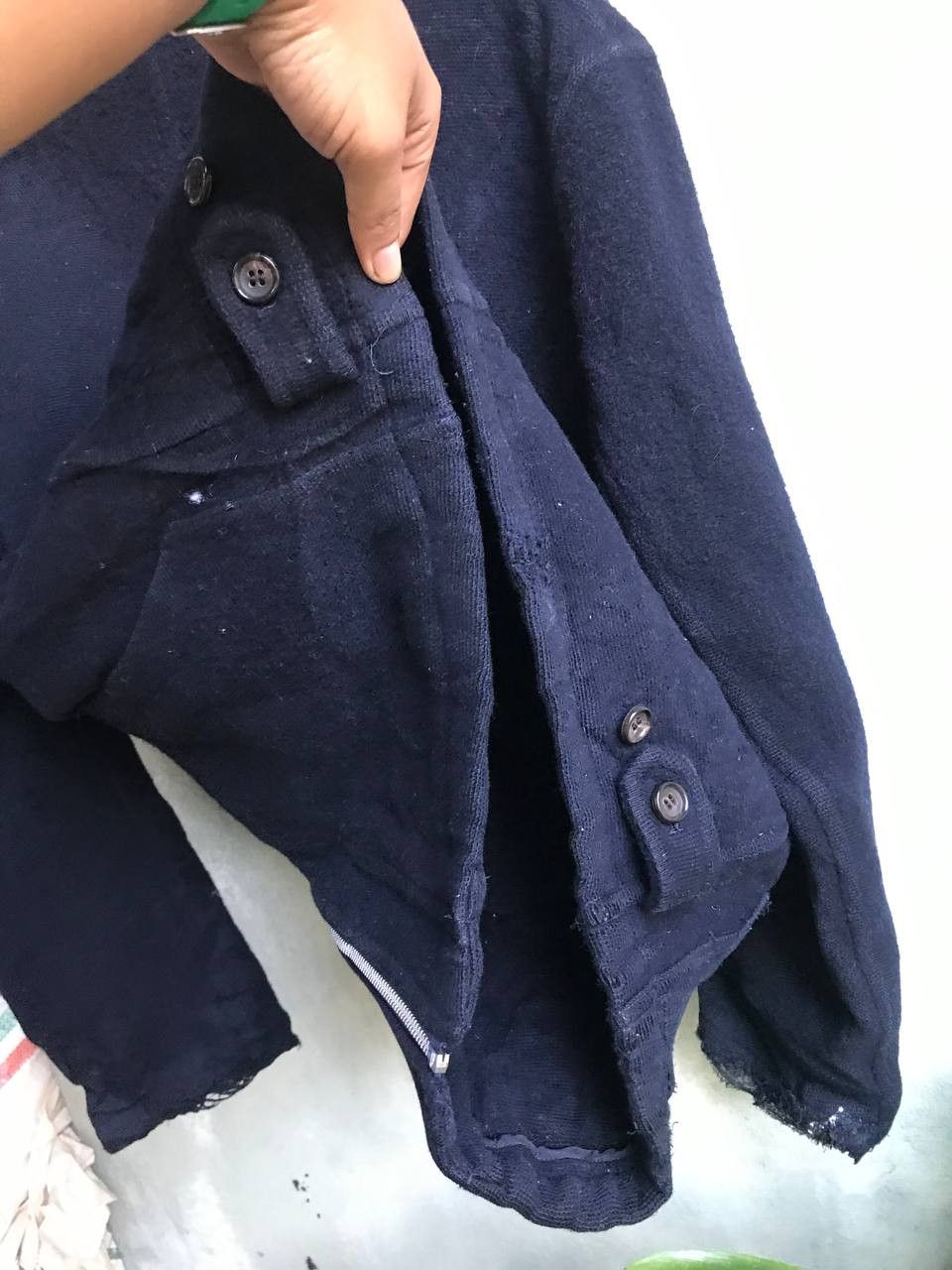 Comme des Garcons Homme AD1996 COMME DEA GARCON HOME BLACK WOOL Size US M / EU 48-50 / 2 - 11 Thumbnail