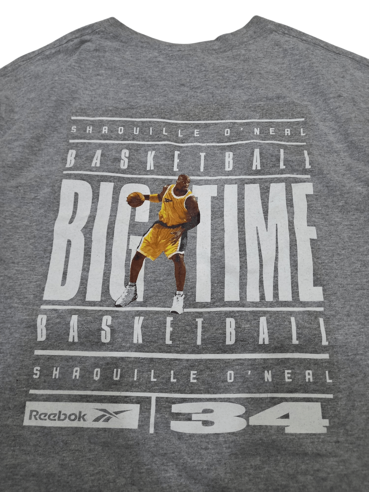 Reebok Vintage Shaquille O'Neal "Basketball Big Time" T-shirt Size US XL / EU 56 / 4 - 3 Thumbnail