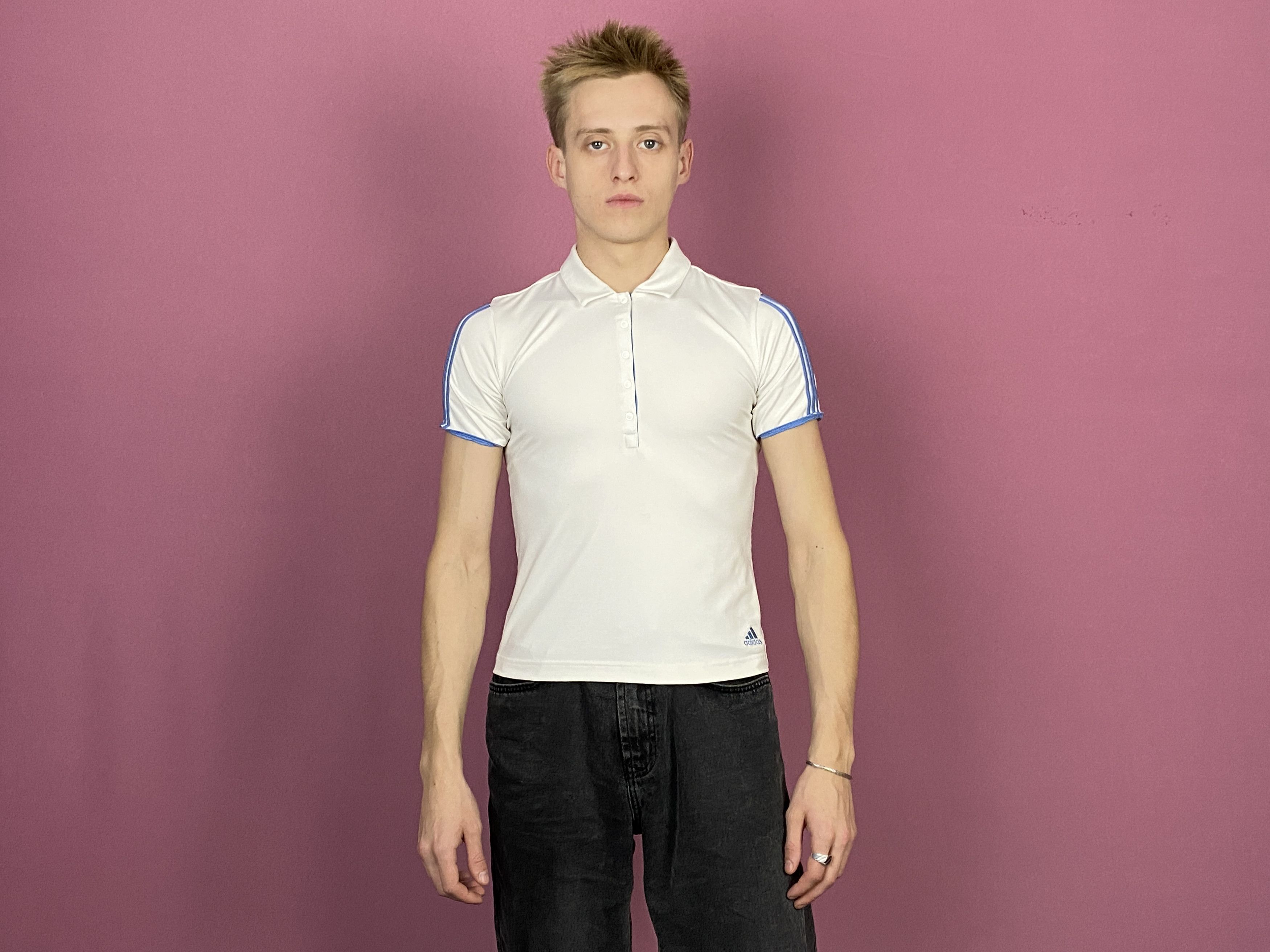 Adidas × Vintage Adidas Vintage Men's Polo Shirt - S Size US S / EU 44-46 / 1 - 4 Thumbnail
