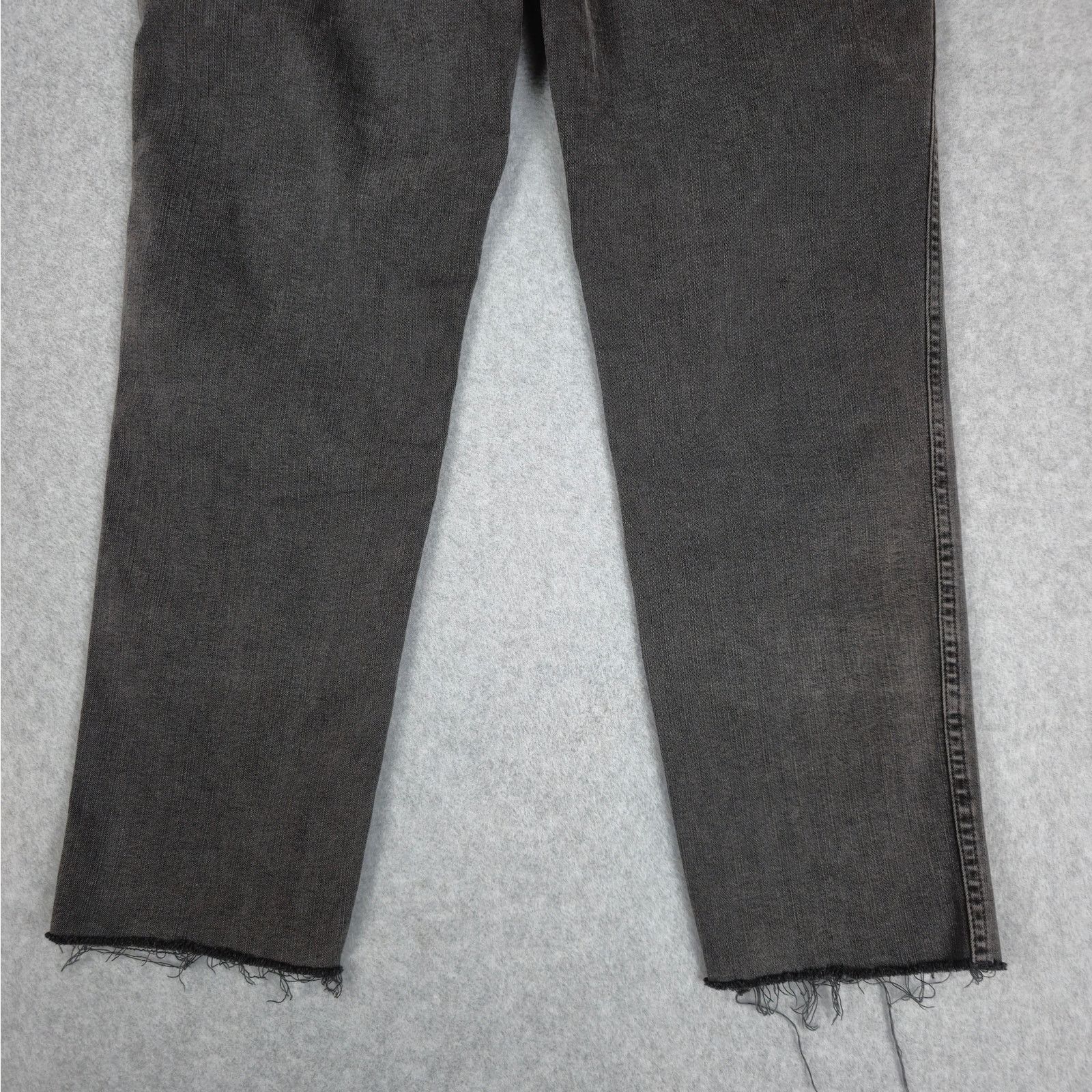 Madewell Madewell 29x25 Black Stovepipe Jeans Raw Hem Size 29" - 8 Thumbnail