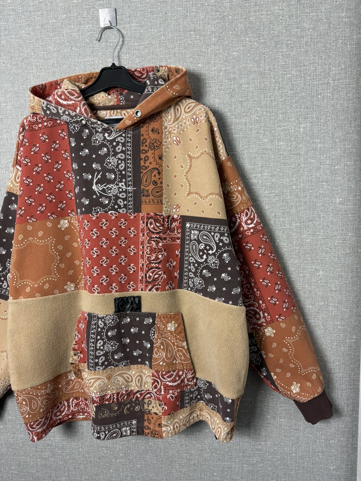 Karl Kani Karl Kani Patchwork Bandana Hoodie Center Logo Fleece Detail Size US M / EU 48-50 / 2 - 11 Thumbnail
