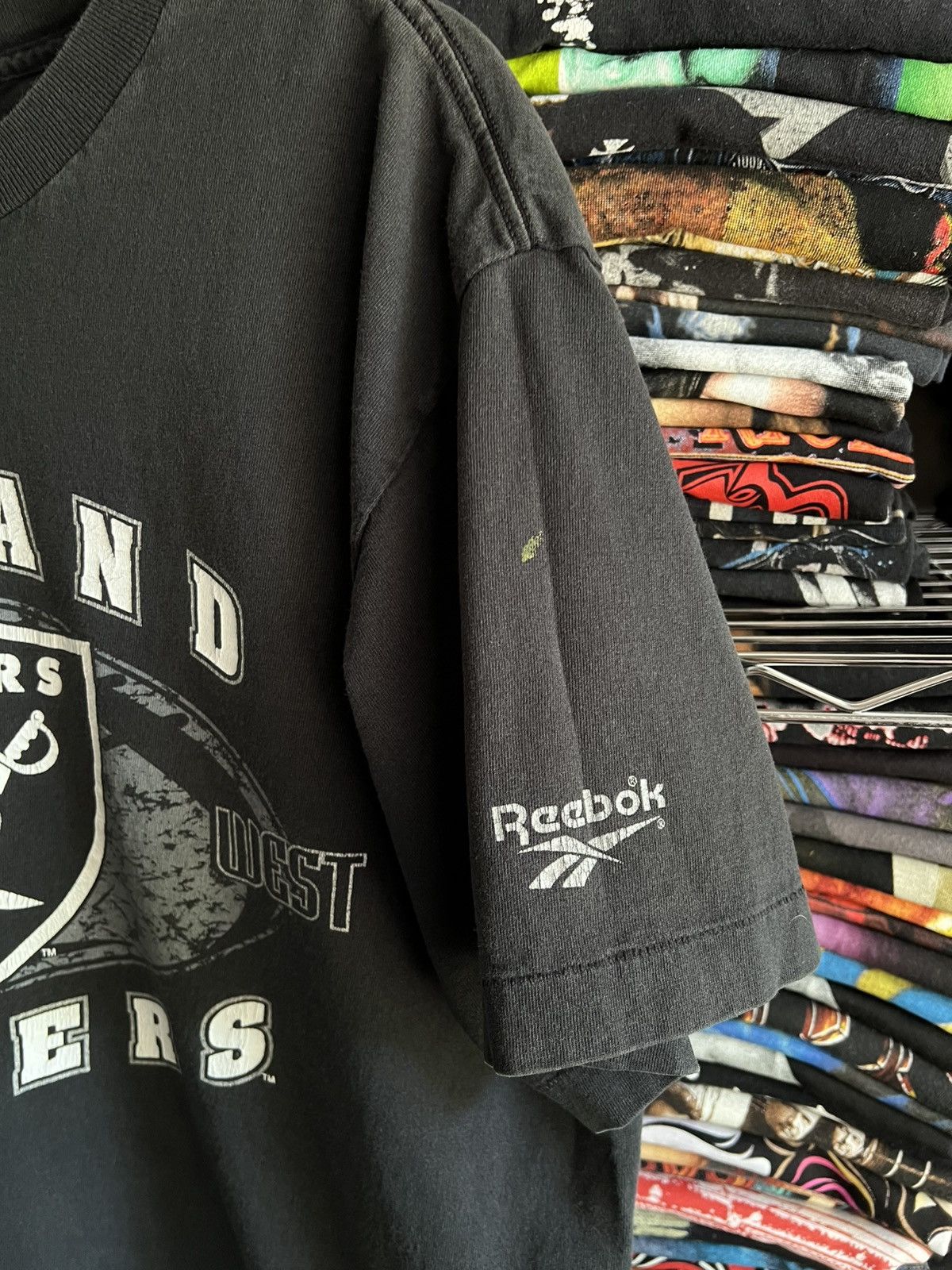 NFL 1996 NFLP Oakland Raiders Single Stitch AFC West Tee Size US L / EU 52-54 / 3 - 2 Thumbnail