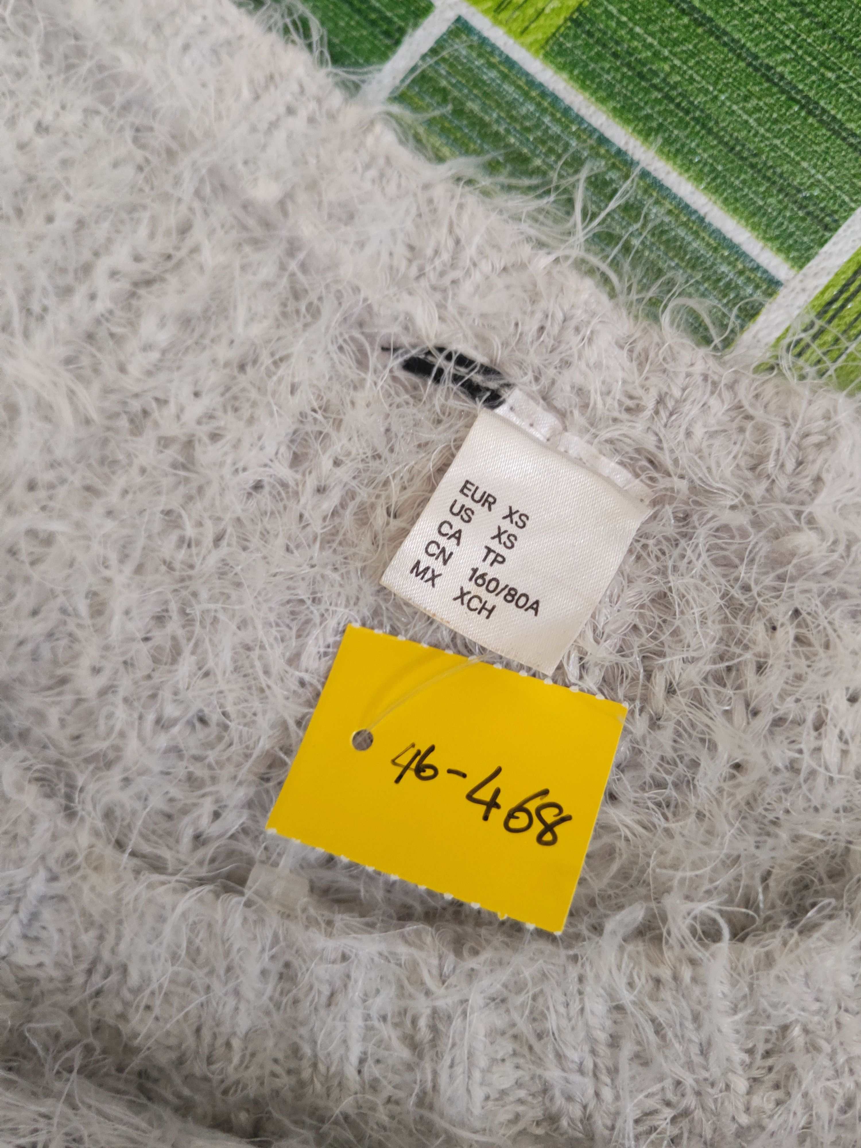 Japanese Brand DL Japanese Brand Gray Fur Mohair Knitwear #46-468 Size XS / US 0-2 / IT 36-38 - 13 Thumbnail