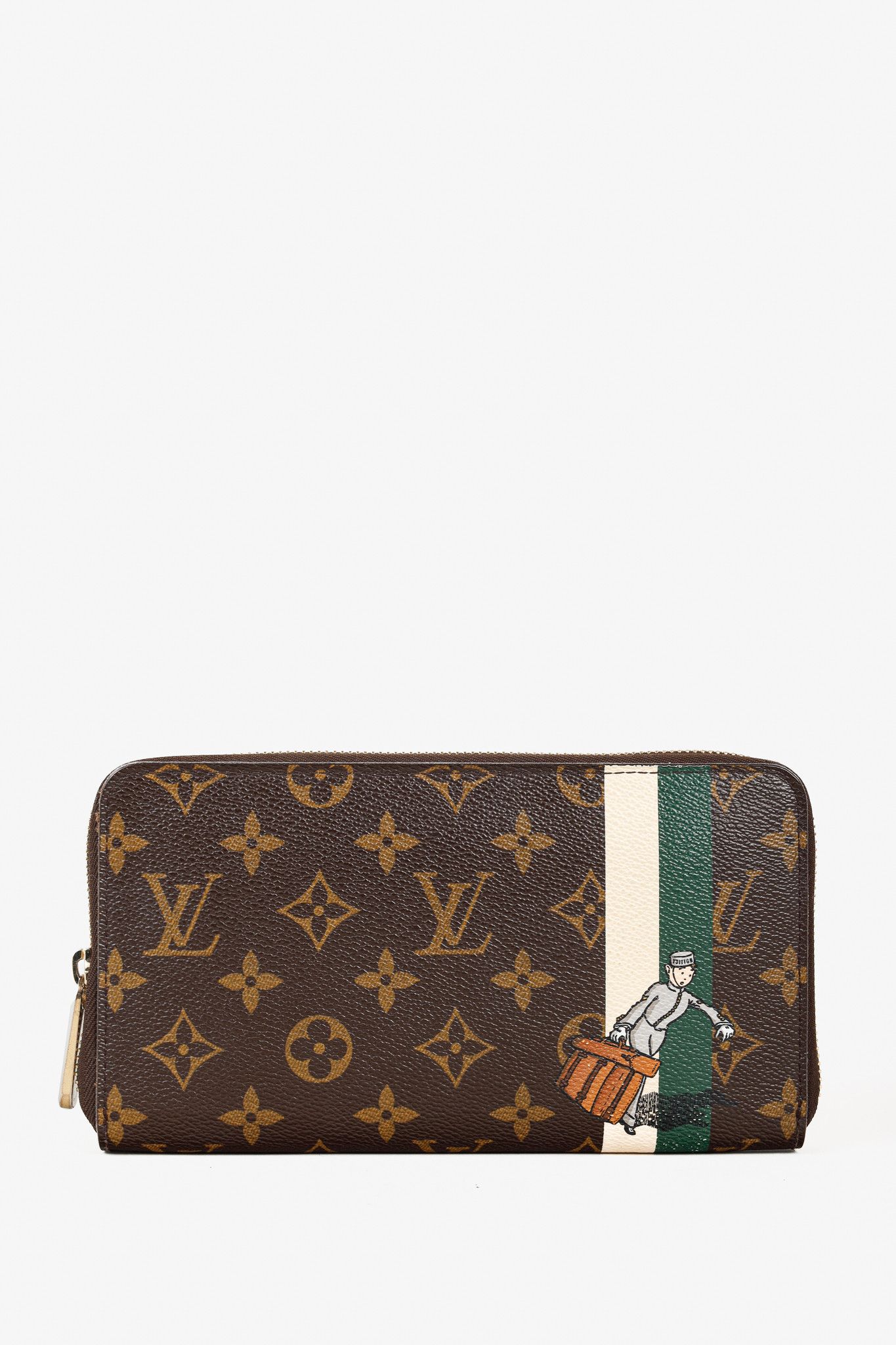 Louis Vuitton Louis Vuitton Groom Zippy 2006 Stripe Graphic Wallet Size ONE SIZE - 1 Thumbnail