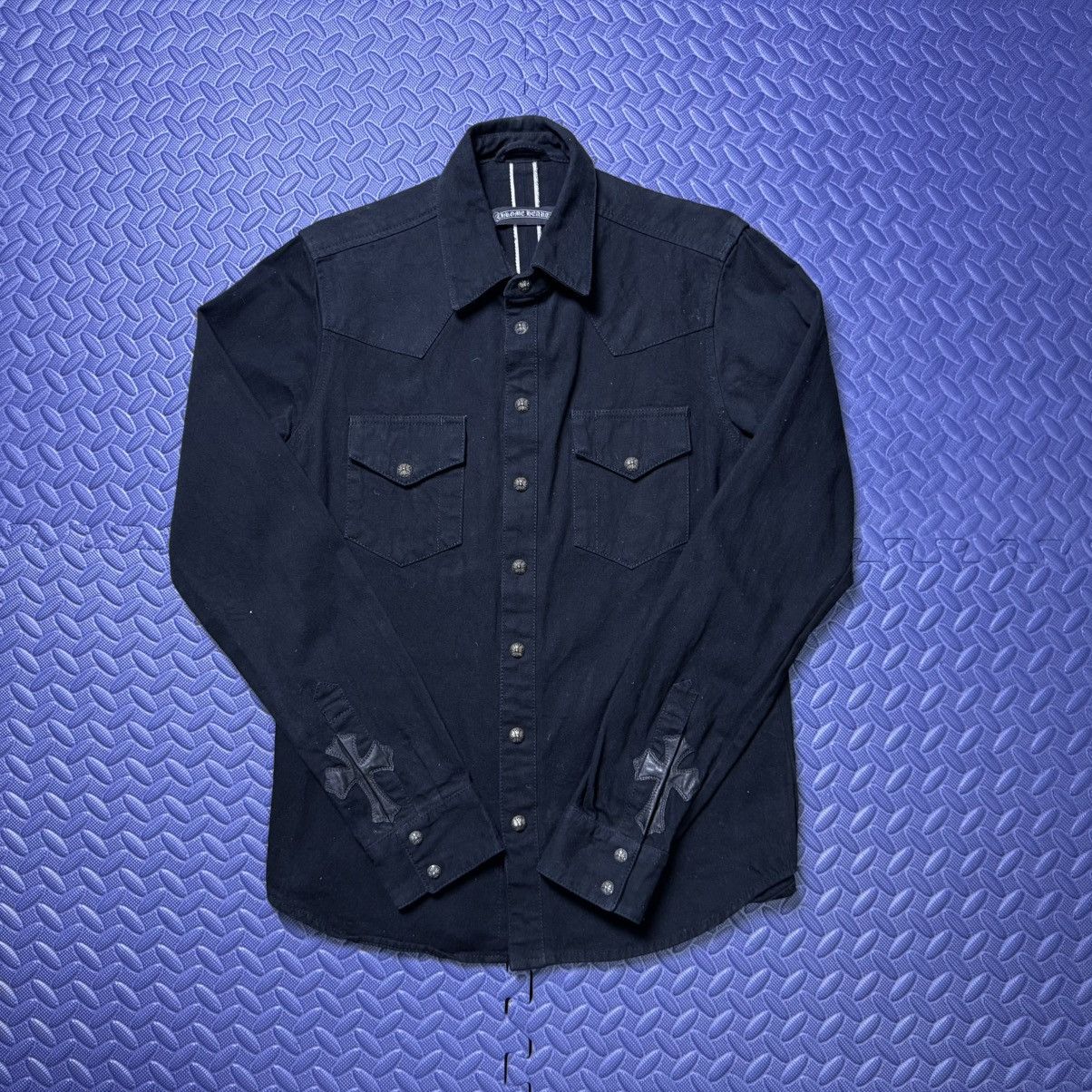 Chrome Hearts STEAL! WORK DOG DENIM TRUCKER SHIRT Size US S / EU 44-46 / 1 - 2 Thumbnail