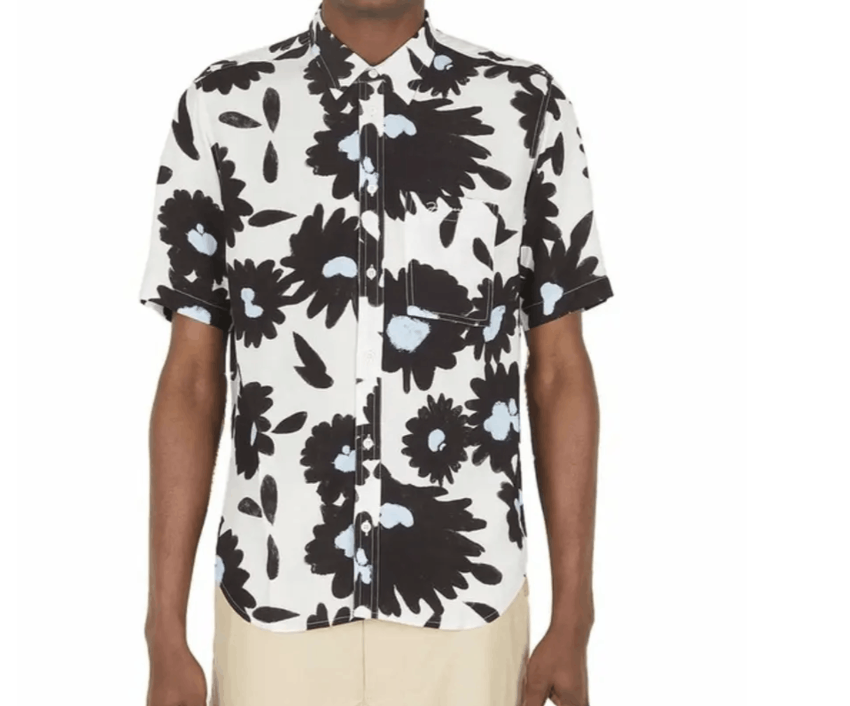 Jacquemus Jacquemus Melo Floral Print Short Sleeve Shirt - Men's S Size US S / EU 44-46 / 1 - 3 Thumbnail