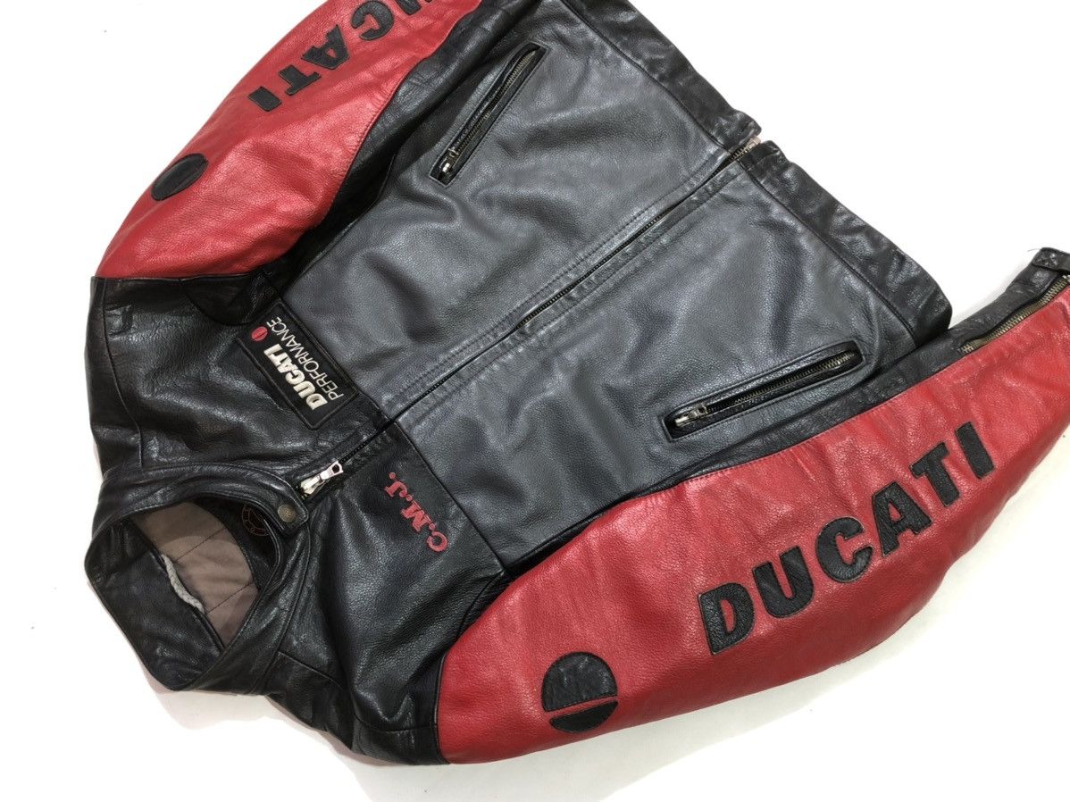 Dainese × Ducati Ducati Dainese Motorcycle Moto leather jacket Racing Vintage Size US XL / EU 56 / 4 - 12 Thumbnail