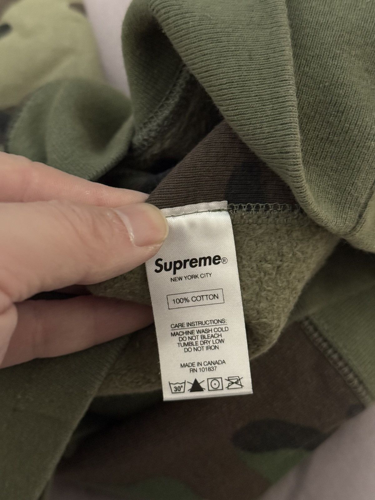 Supreme Supreme fw15 woodland camo box logo crewneck Size US L / EU 52-54 / 3 - 6 Thumbnail