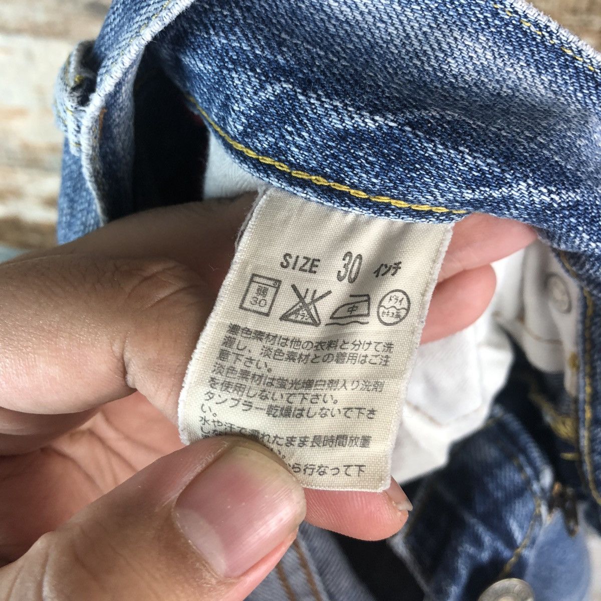 Levi's Levis vintage Blue Denim jeans Pants #A2097 Size US 30 / EU 46 - 25 Thumbnail