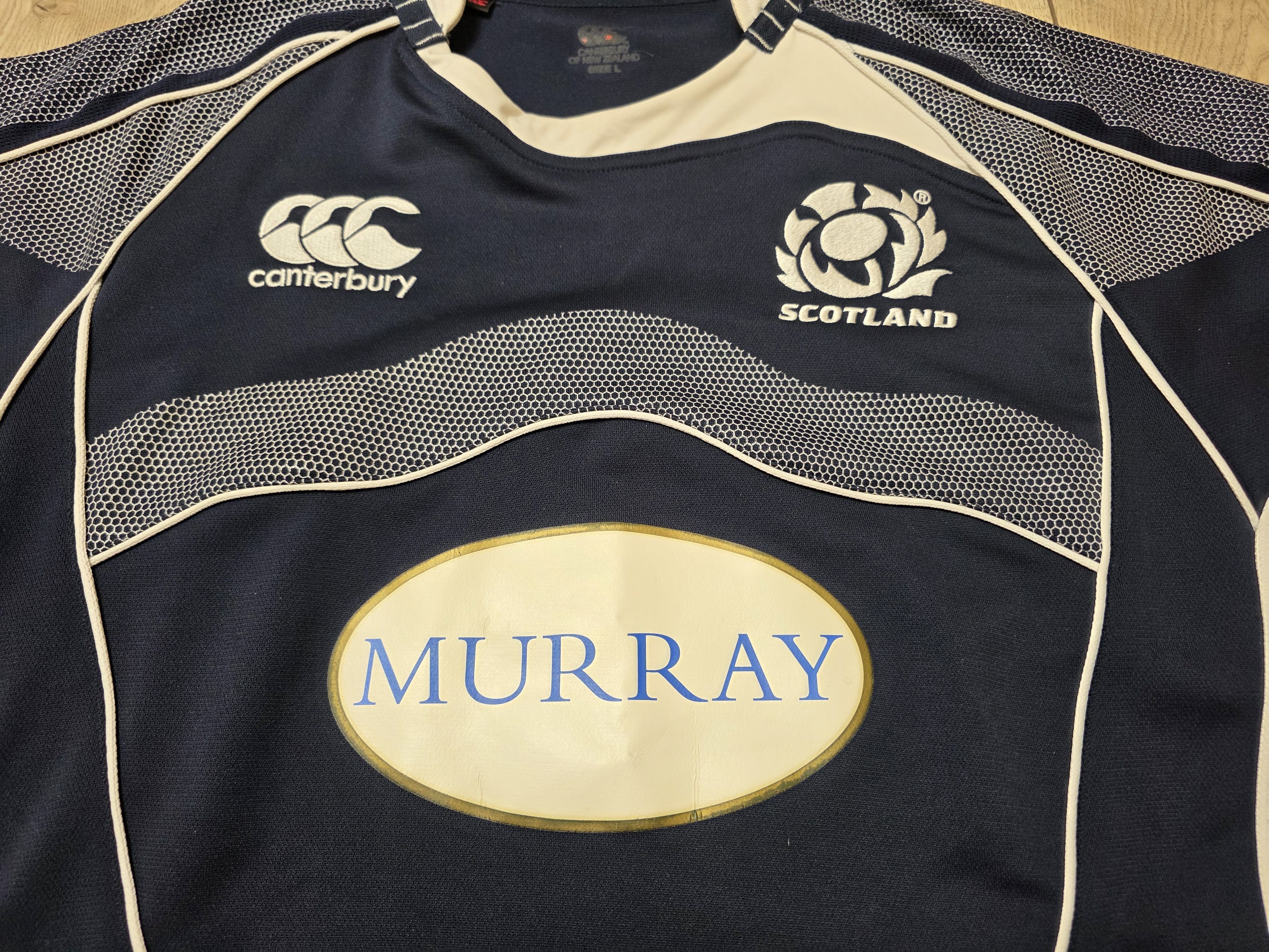 Vintage SCOTLAND VINTAGE RUGBY SHIRT 2008 RUGBY SHIRT SCOTLAND Size US L / EU 52-54 / 3 - 3 Thumbnail