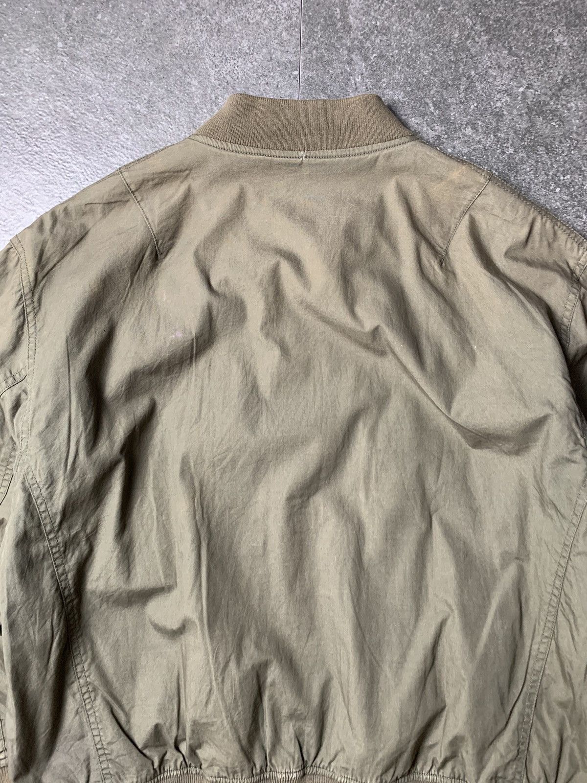 Beams Plus 2000s Beams Faded Military Bomber Jacket Size US M / EU 48-50 / 2 - 12 Thumbnail