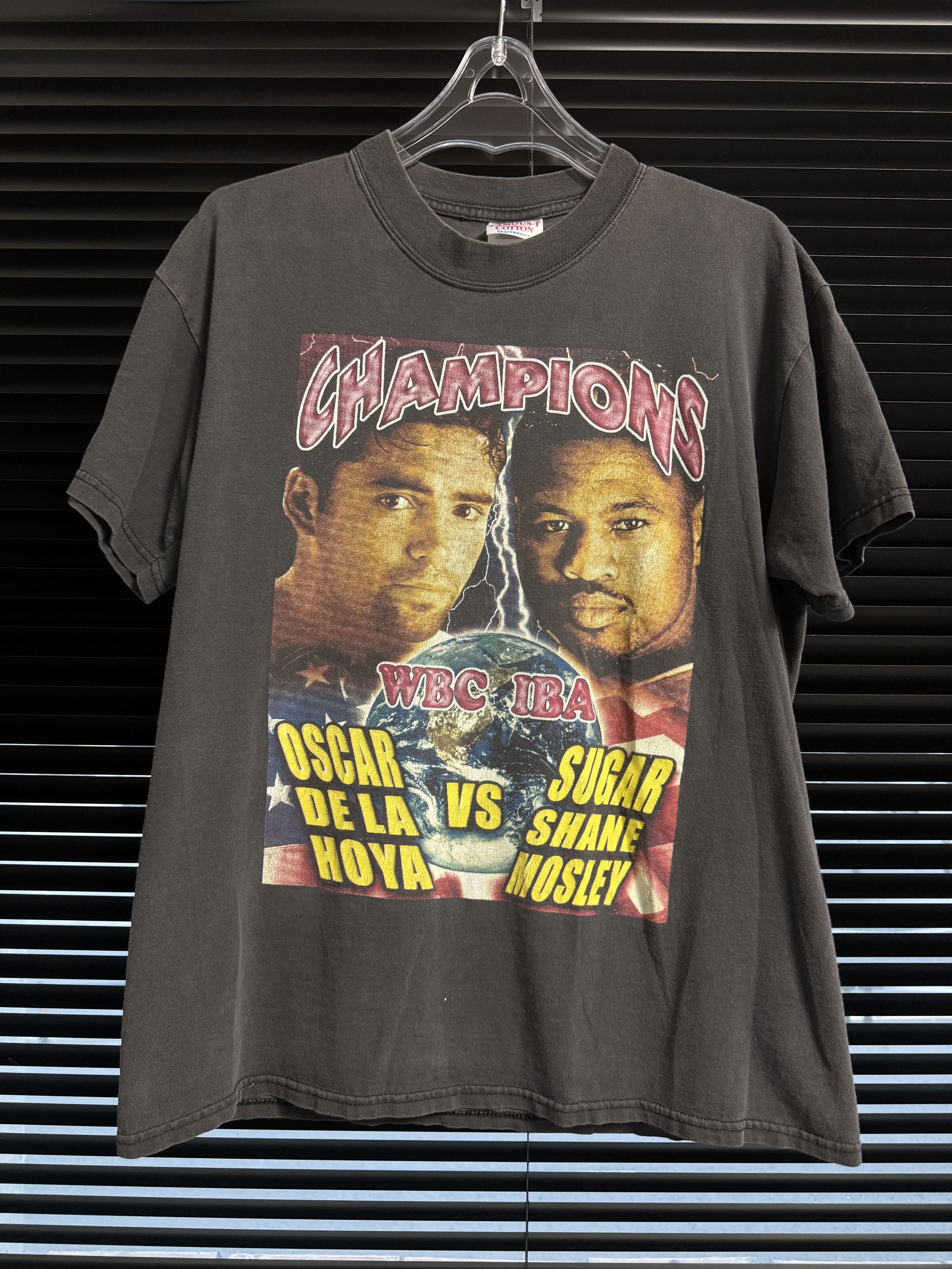 Rap Tees Vintage 2003 De La Hoya vs Mosley Boxing Rap Tee Size US L / EU 52-54 / 3 - 1 Thumbnail