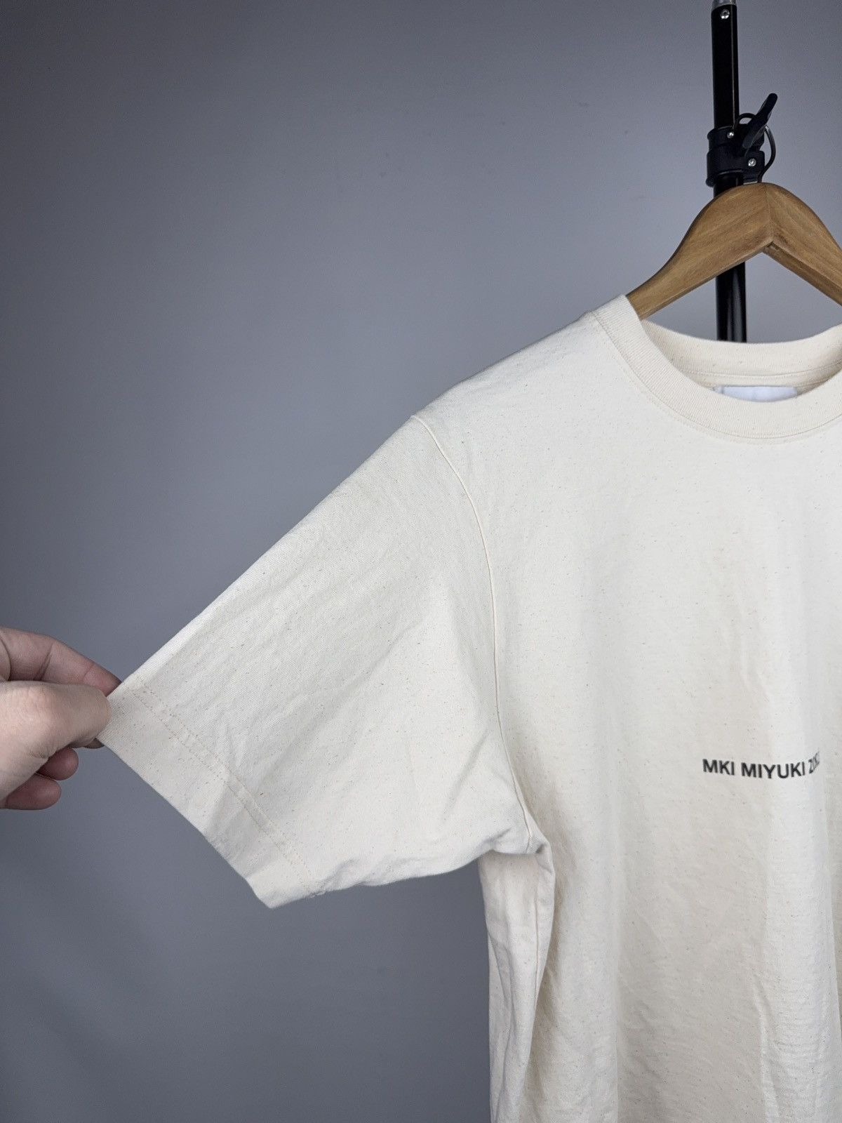 Mki Miyuki Zoku 00s MKI Miyuki Zoku Minimal Logo Organic Cotton T-Shirt Size US S / EU 44-46 / 1 - 6 Thumbnail
