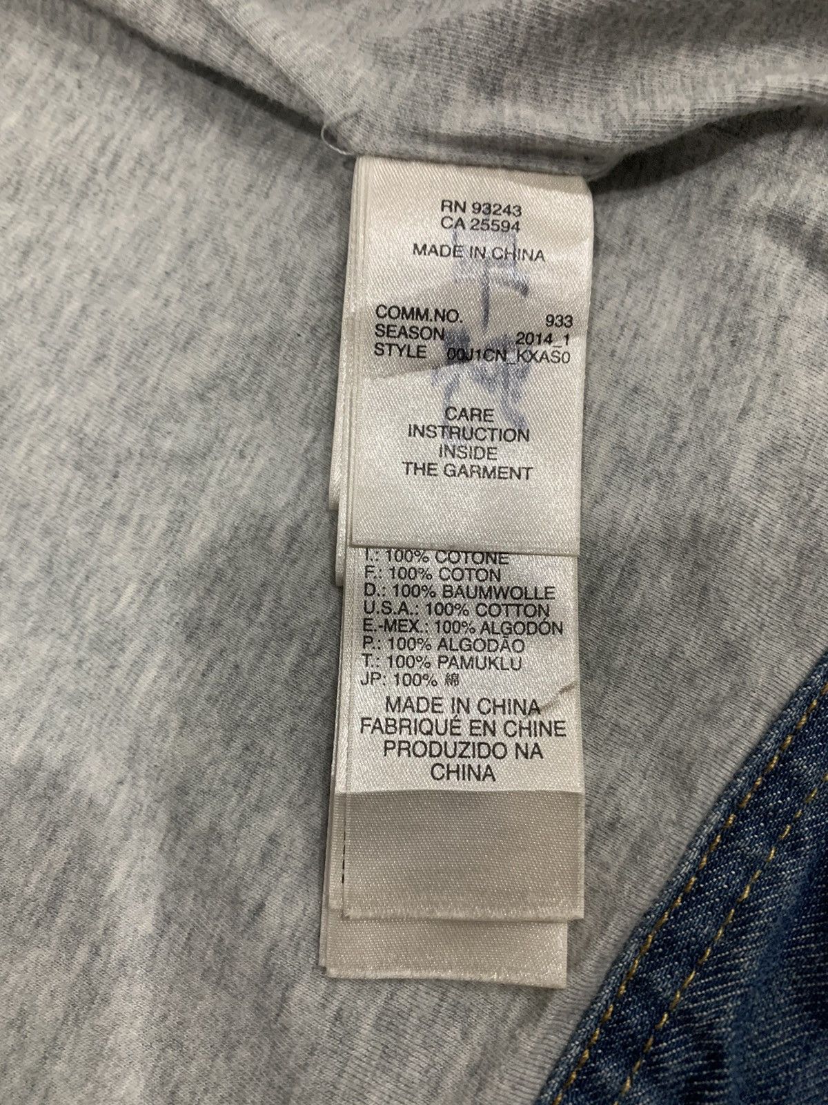 Diesel Diesel Denim Mixed Jacket Size US XXL / EU 58 / 5 - 8 Thumbnail