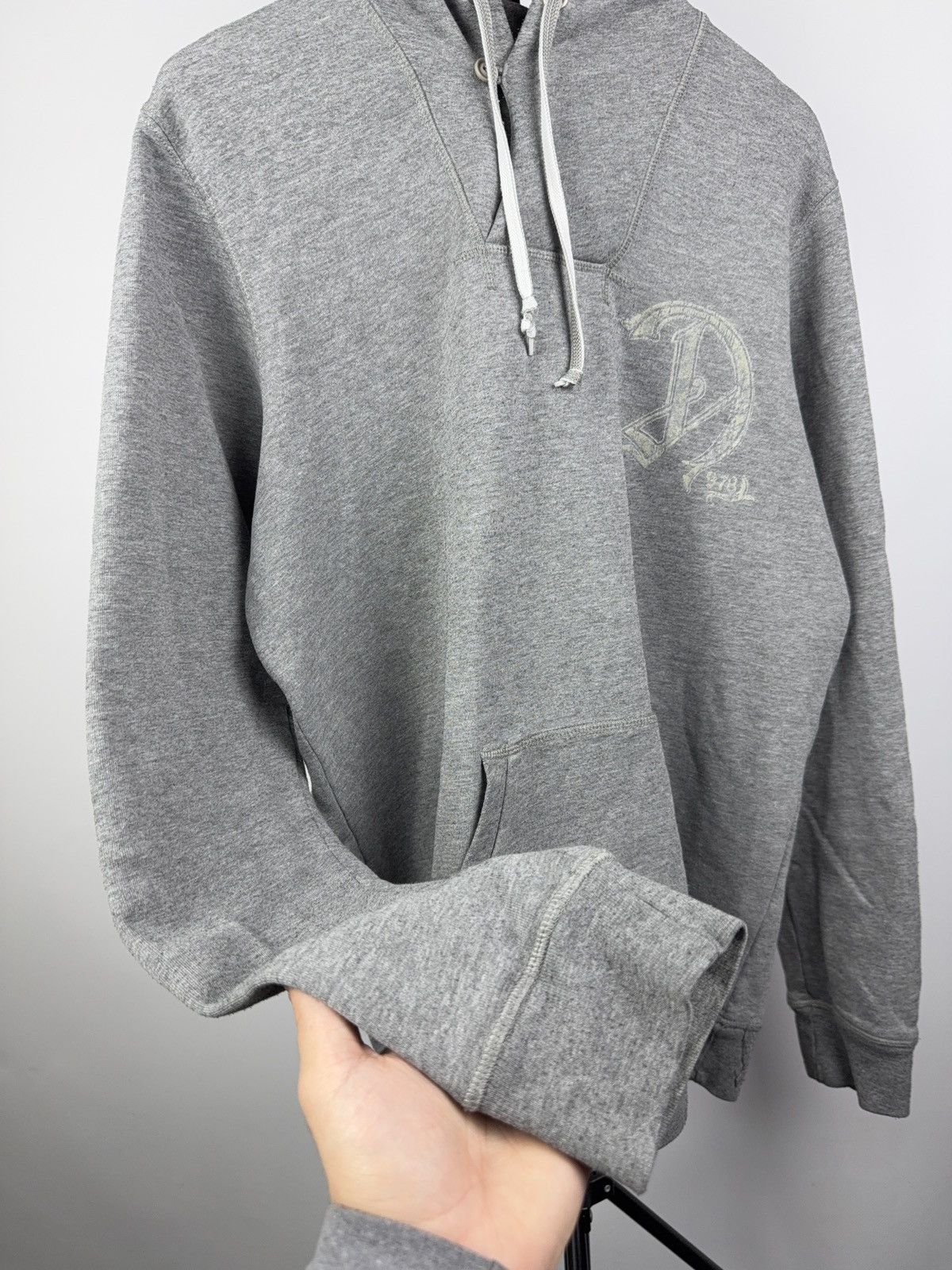 Diesel Luxury Vintage 00s Diesel Superior Division Hoodie XL 🩶 Size US XL / EU 56 / 4 - 7 Thumbnail