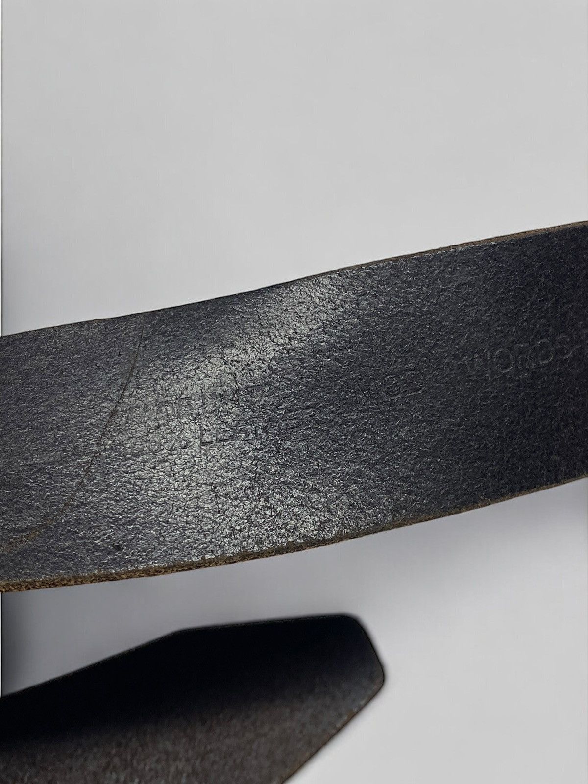Diesel 🔥 Y2K DIESEL ITALIAN LEATHER BELT DARK BROWN GRUNGE STYLE Size ONE SIZE - 11 Thumbnail