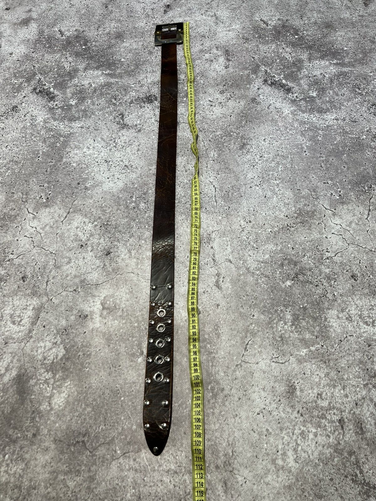 Dolce & Gabbana Vintage Dolce Gabbana Junya Watanabe Leather monogram belt Size ONE SIZE - 11 Thumbnail