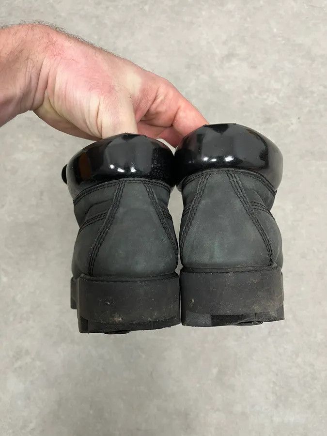 Acne Studios Acne Studios Black Leather Daily Mountain Boots Size US 7 / EU 40 - 6 Thumbnail