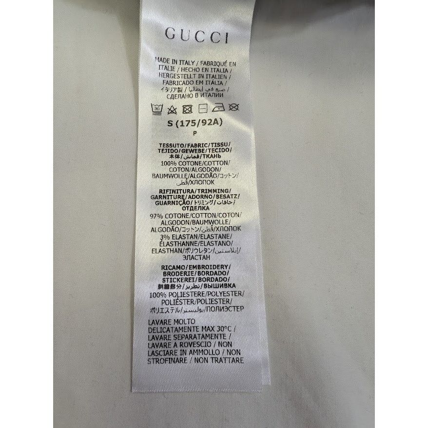 Gucci o1rshd1 Cotton Jersey Crewneck Sweatshirt in Grey Melange Size US S / EU 44-46 / 1 - 14 Thumbnail