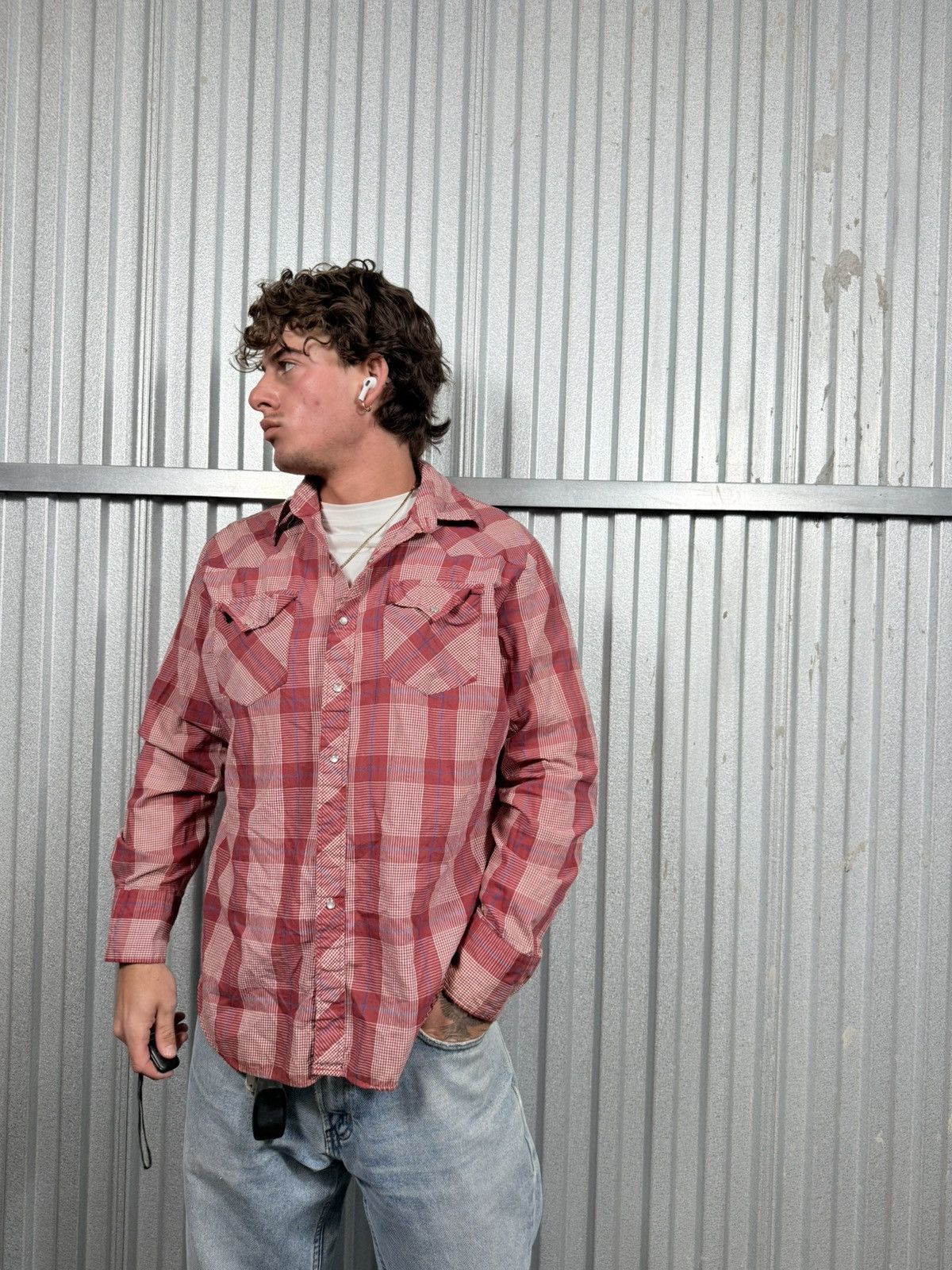 Other Vintage 90s Young Bloods Pearl Snap Western Button Up Shirt Size US L / EU 52-54 / 3 - 5 Thumbnail