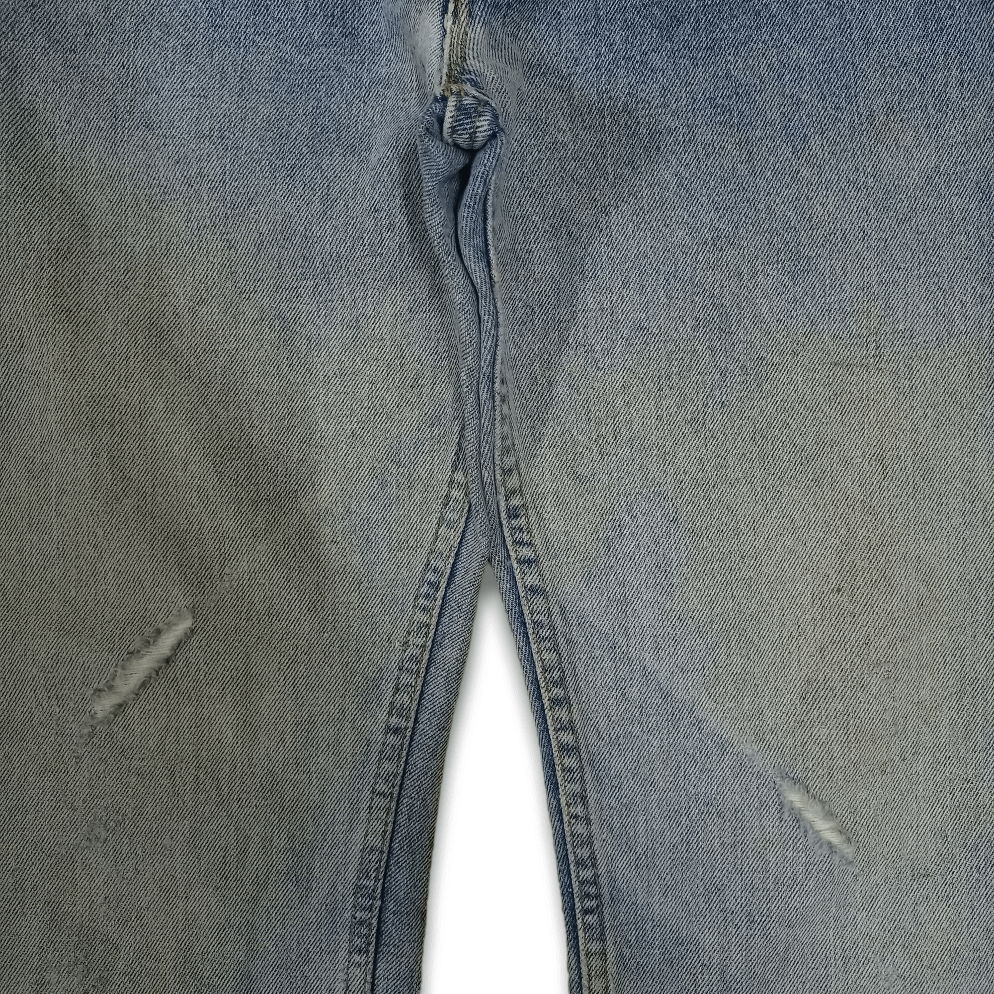 Levi's × Levi's Vintage Clothing Vintage Levis 505 Blue Wash Style Distressed Jeans 30x29 Size US 30 / EU 46 - 5 Thumbnail