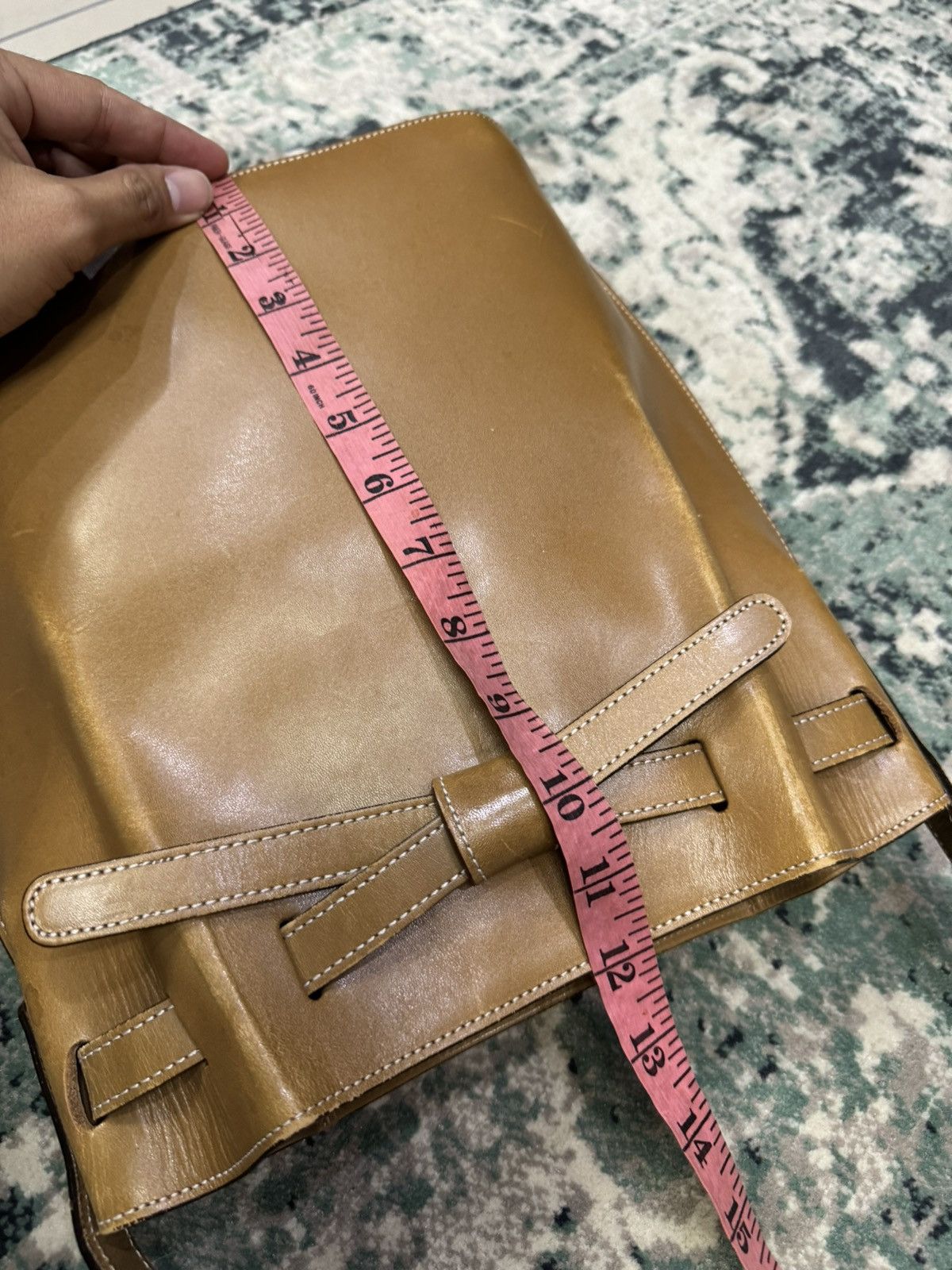 Issey Miyake × Vintage VTG ISSEY MIYAKE DESIGN LEATHER SHOULDER BAG Size ONE SIZE - 5 Thumbnail