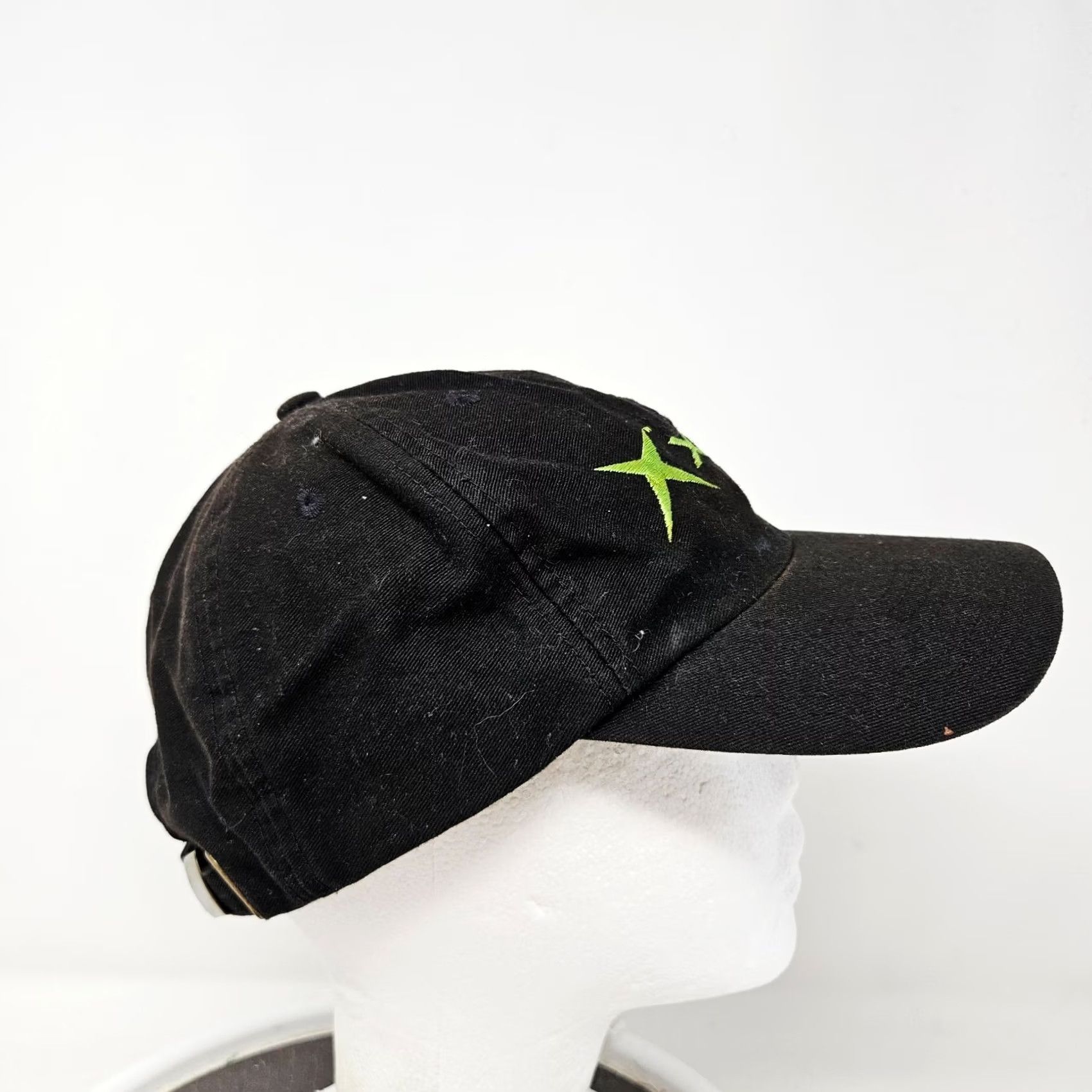 Vintage VINTAGE XBOX Promo Hat Cap Strap Back Adjustable RARE Black Unisex Adults One Size Cotton Baseball Cap Men Women Size ONE SIZE - 5 Thumbnail