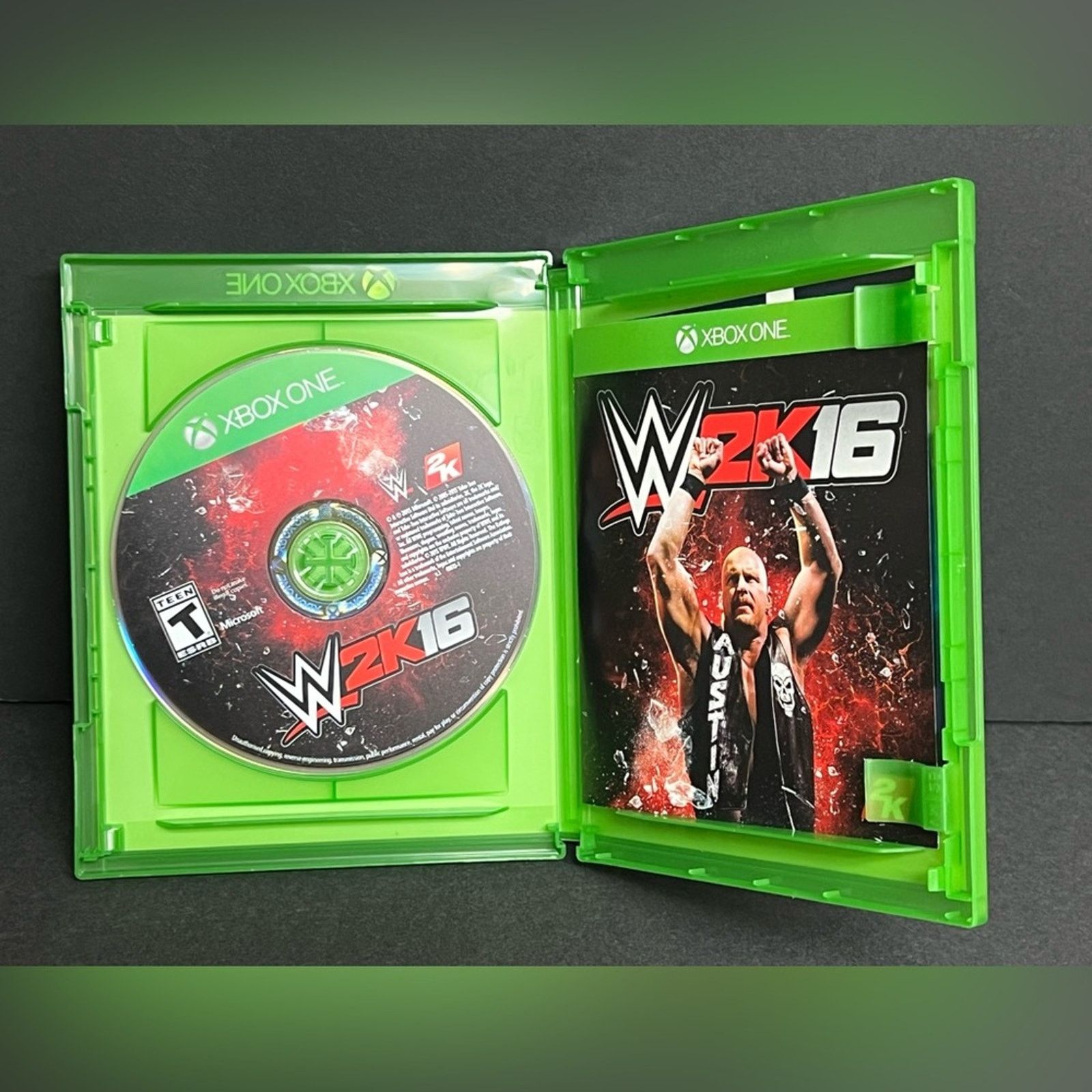 Microsoft WWE 2K16 (Xbox One, 2015) Complete Size ONE SIZE - 3 Thumbnail